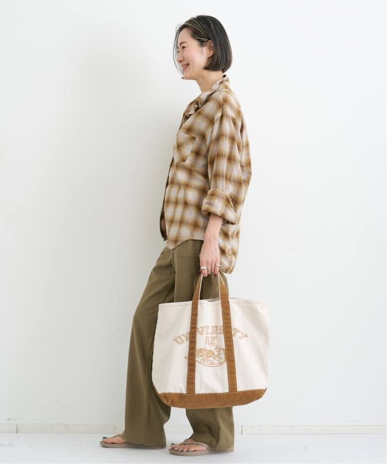 REMI RELIEF/レミ レリーフ】 OMBRE CHECK SHIRT（シャツ／ブラウス 