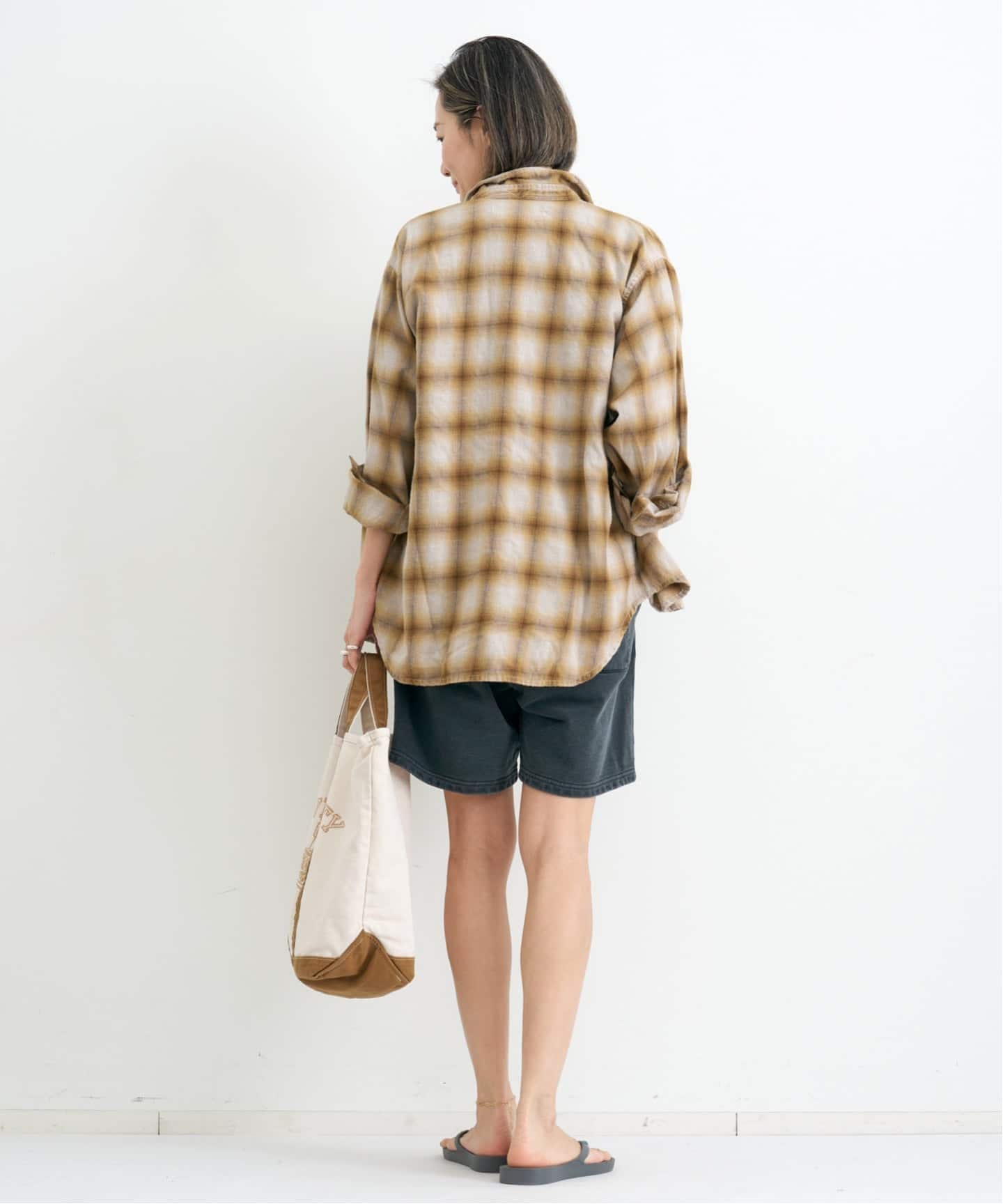 REMI RELIEF/レミ レリーフ】 OMBRE CHECK SHIRT（シャツ／ブラウス