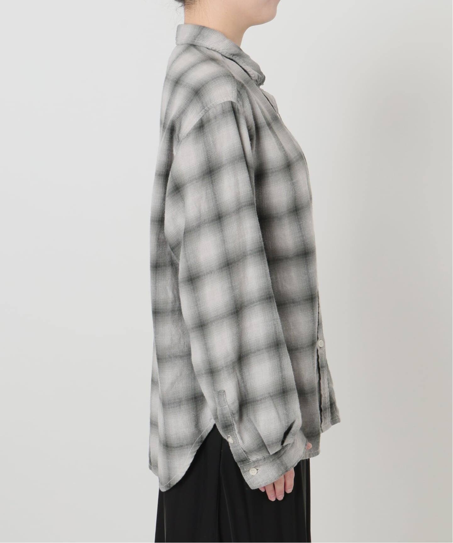 REMI RELIEF/レミ レリーフ】 OMBRE CHECK SHIRT（シャツ／ブラウス