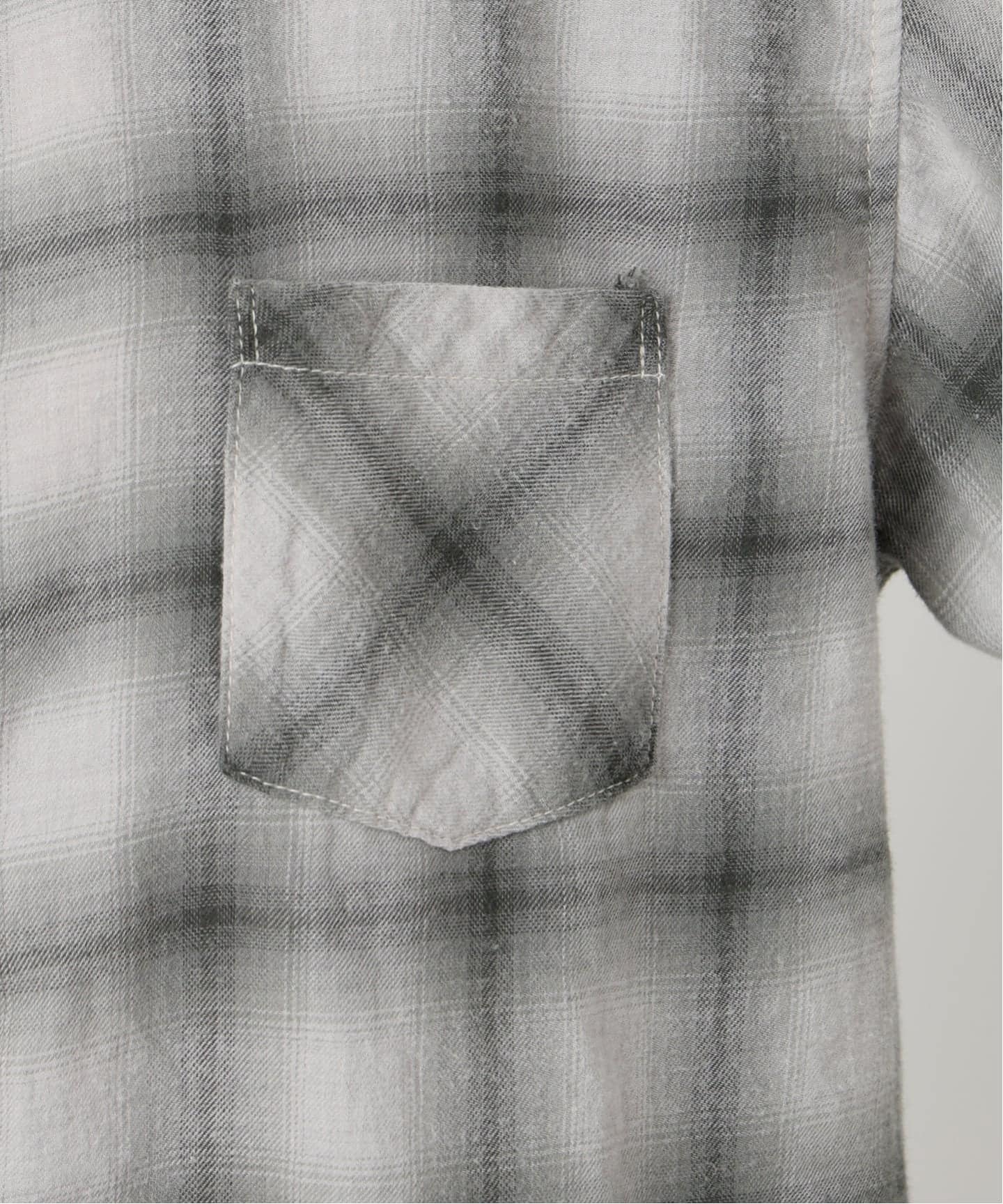 REMI RELIEF/レミ レリーフ】 OMBRE CHECK SHIRT（シャツ／ブラウス