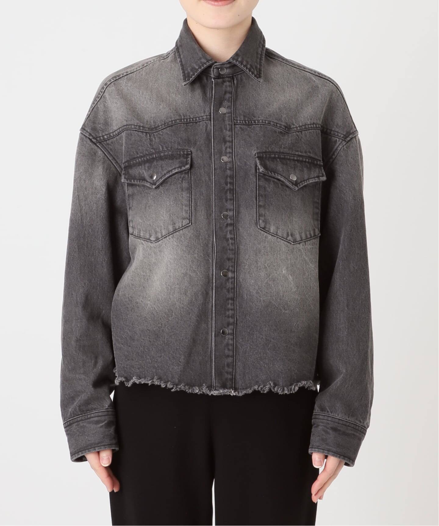 予約》デニムクロップドシャツジャケット（その他ジャケット・スーツ
