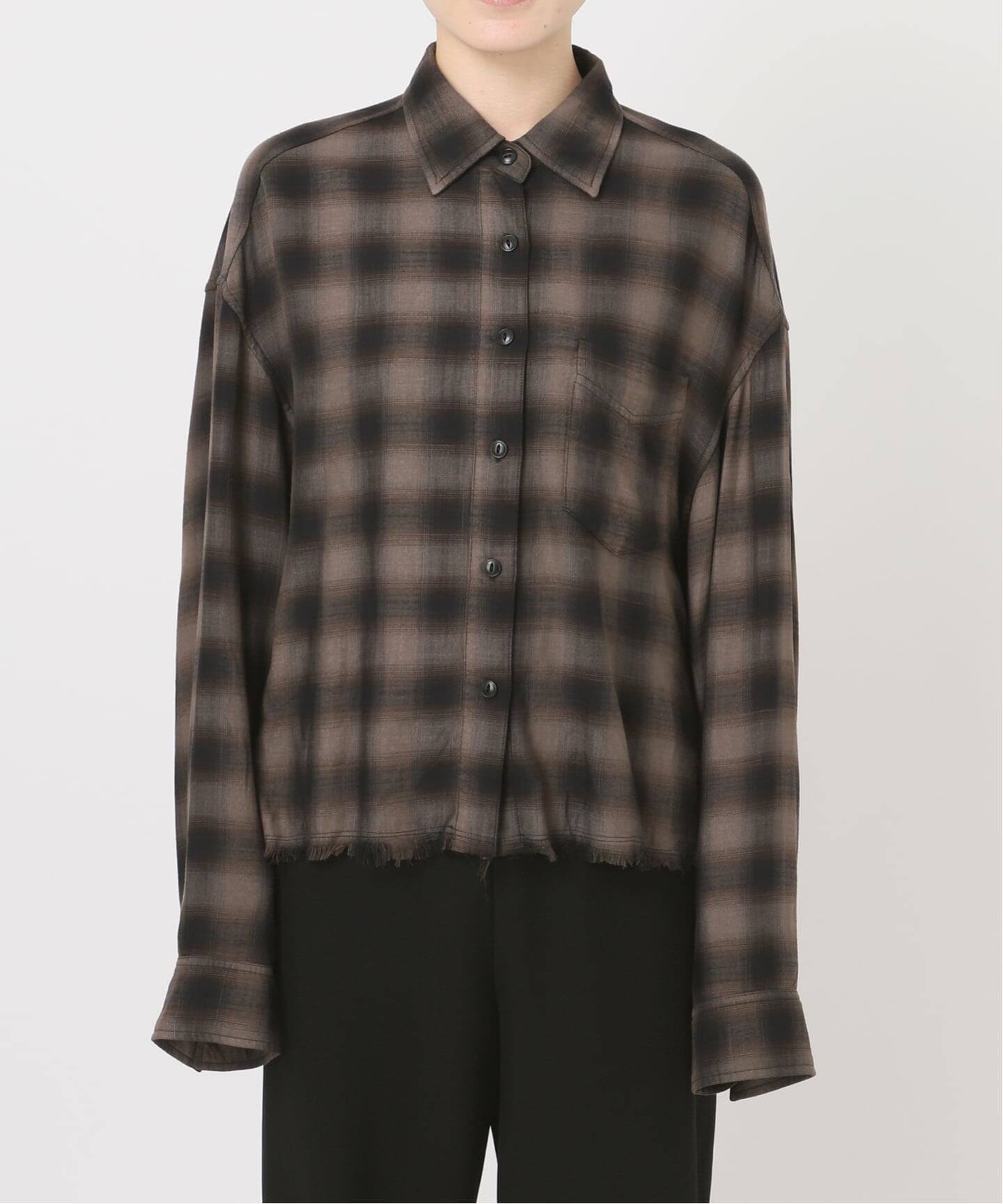 ドロップチェックシャツ（シャツ／ブラウス）｜AP STUDIO（エーピー 