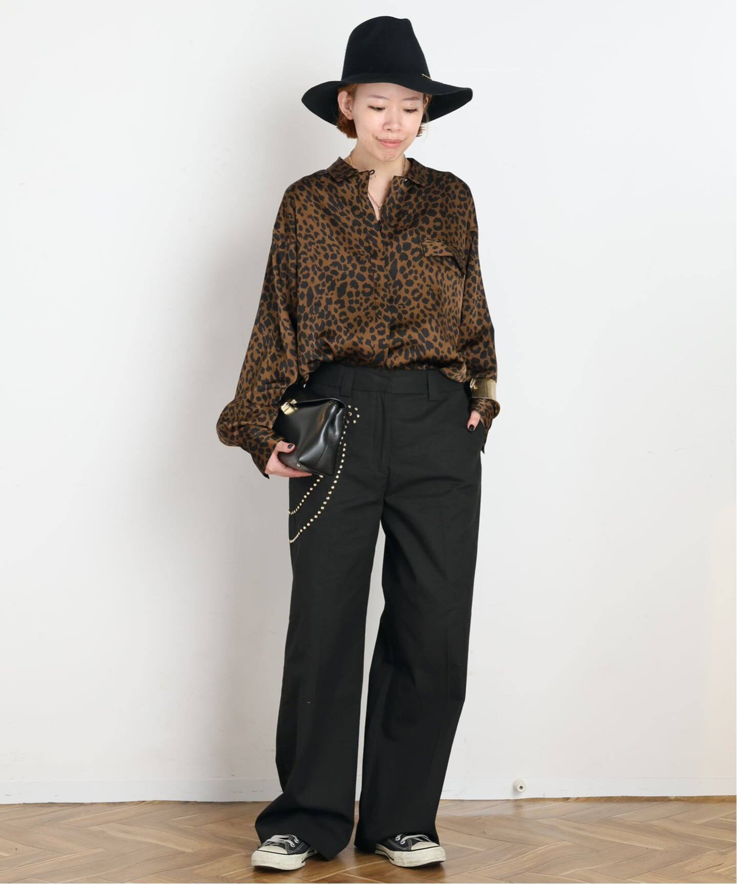 ARCHIVE STANCE/アーカイブスタンス】leopard dolmans shirt（シャツ 