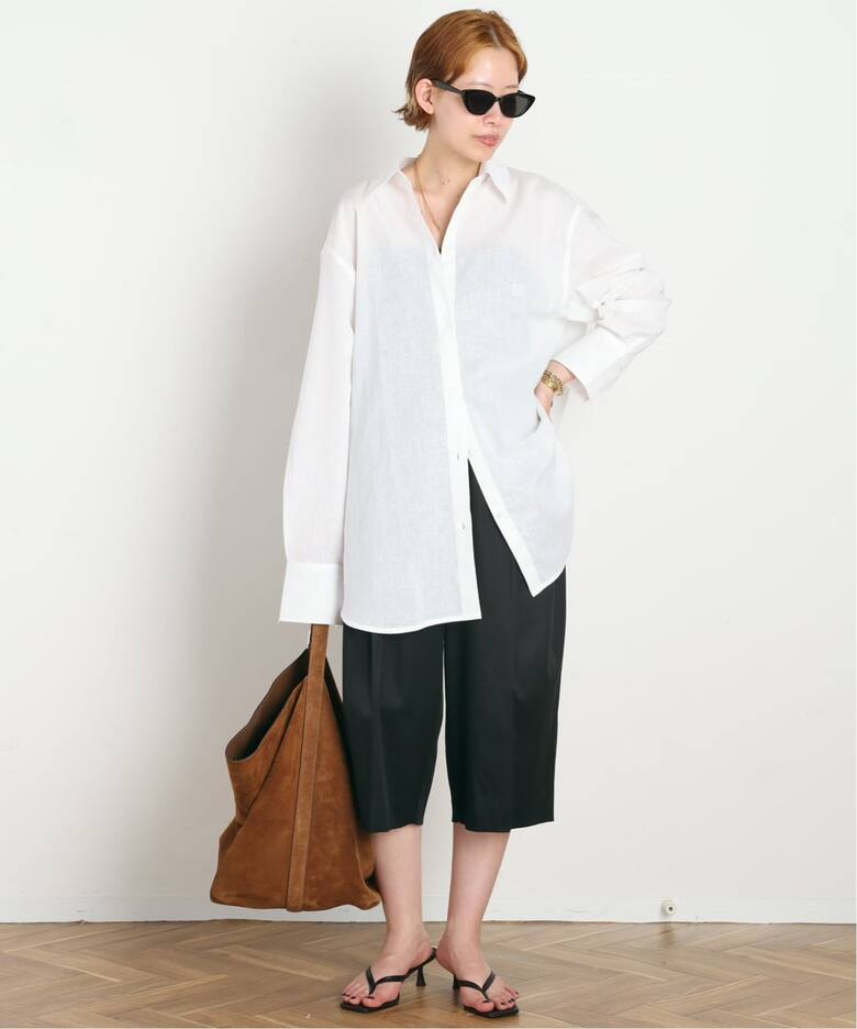 TOTEME/トーテム】Oversized CottonLinen shirt（シャツ／ブラウス 