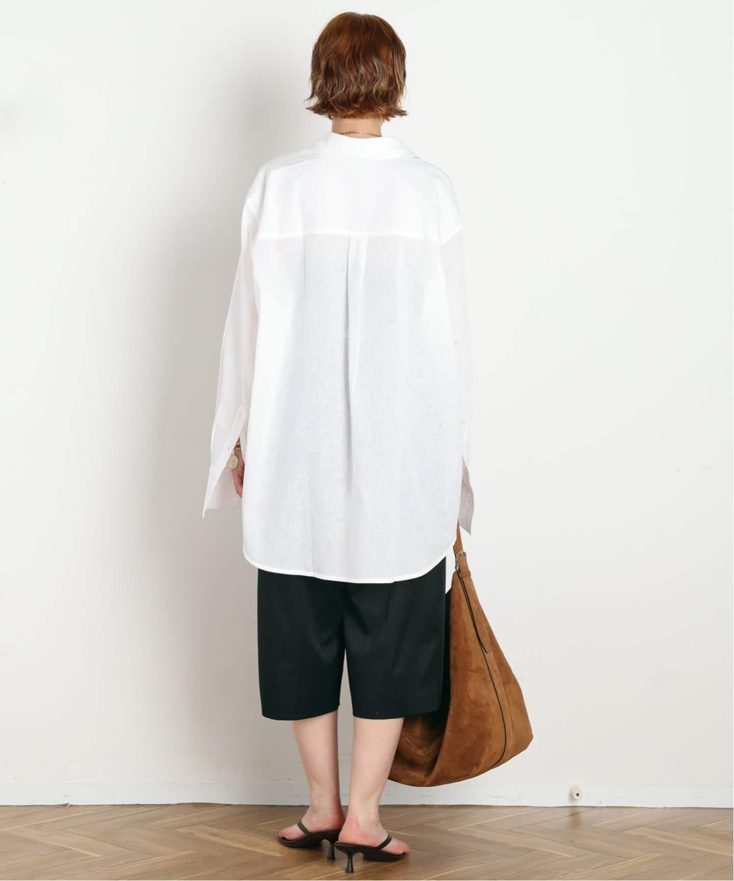 TOTEME/トーテム】Oversized CottonLinen shirt（シャツ／ブラウス