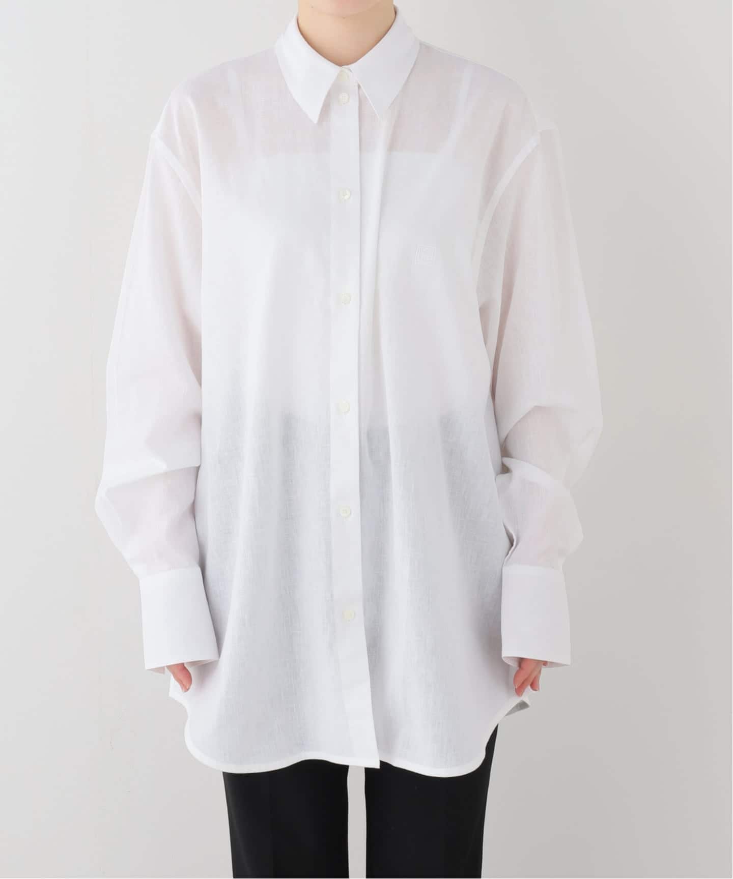AP STUDIO 【TOTEME/トーテム】シャツブラウス新品 TOTEME/トーテム】Oversized CottonLinen shirt（シャツ／ブラウス