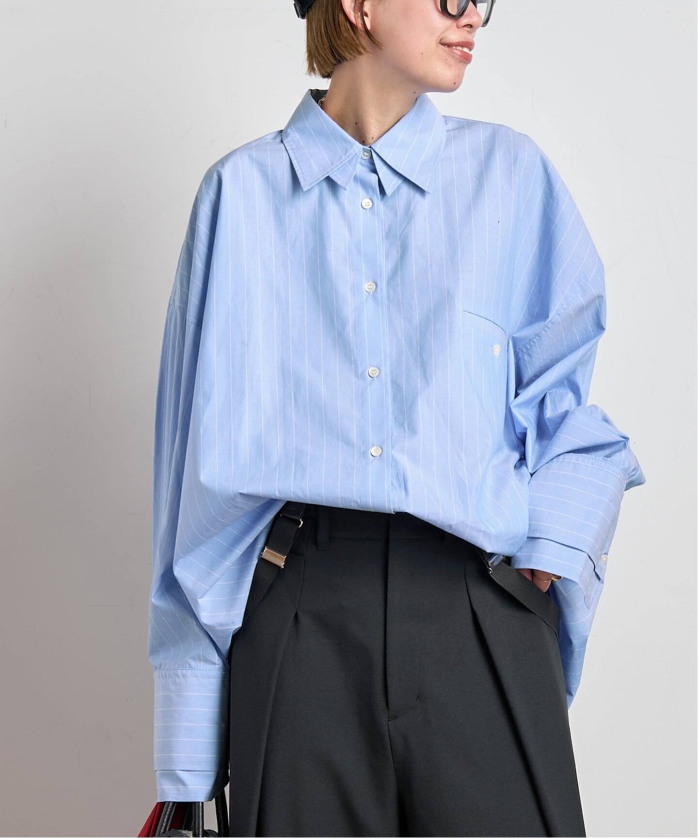 PROVOKE/プロヴォーク】layered big shirt（シャツ／ブラウス）｜AP