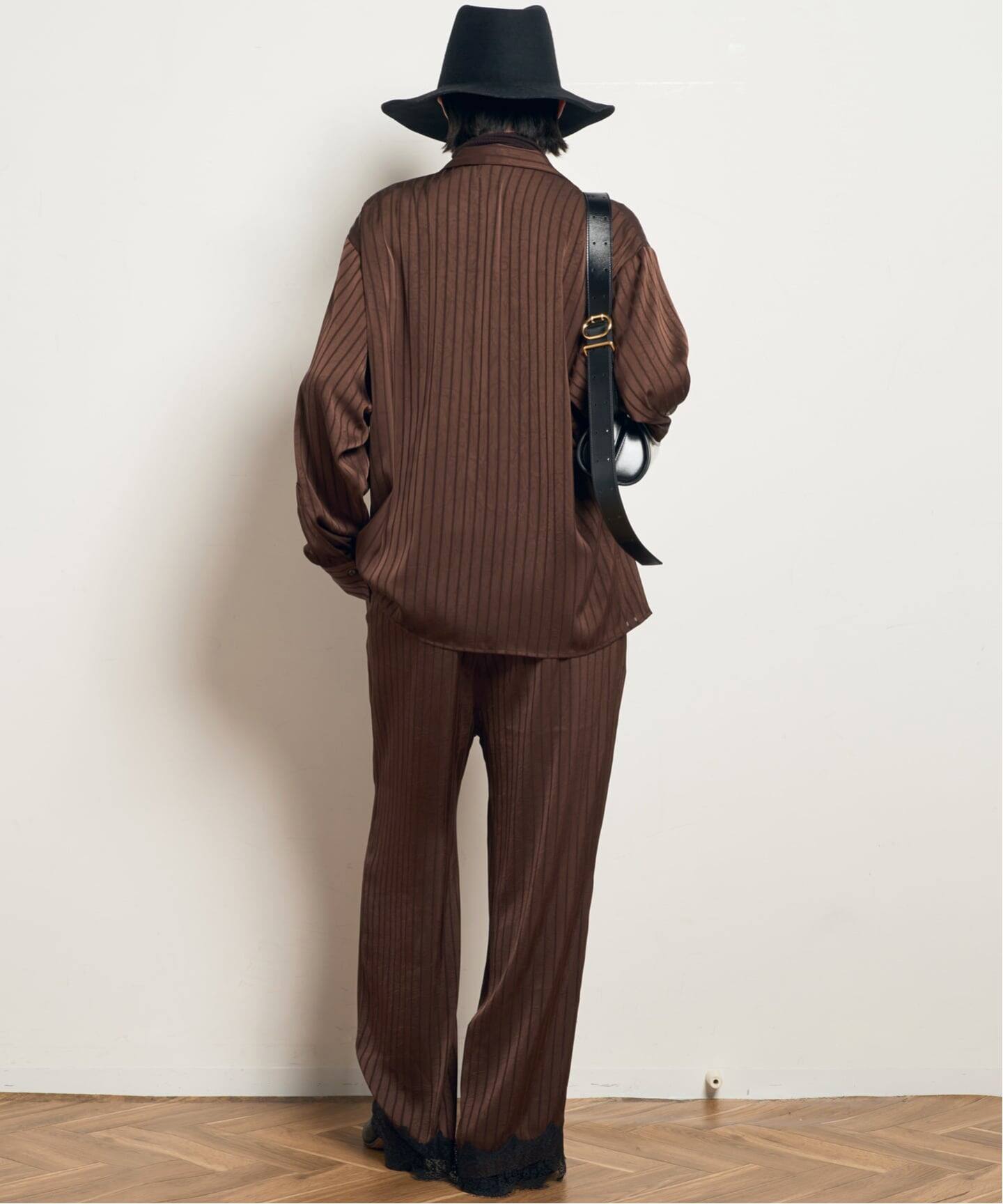 ARCHIVE STANCE/アーカイブスタンス】satin stripe Shirt（シャツ