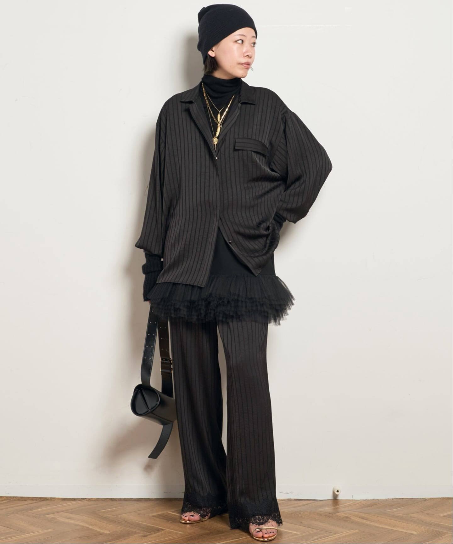 ARCHIVE STANCE/アーカイブスタンス】satin stripe Shirt（シャツ