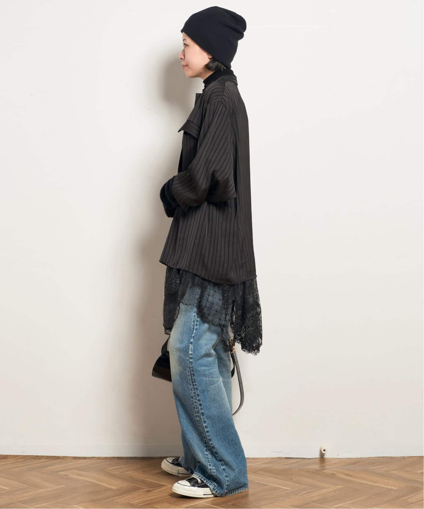ARCHIVE STANCE/アーカイブスタンス】satin stripe Shirt（シャツ