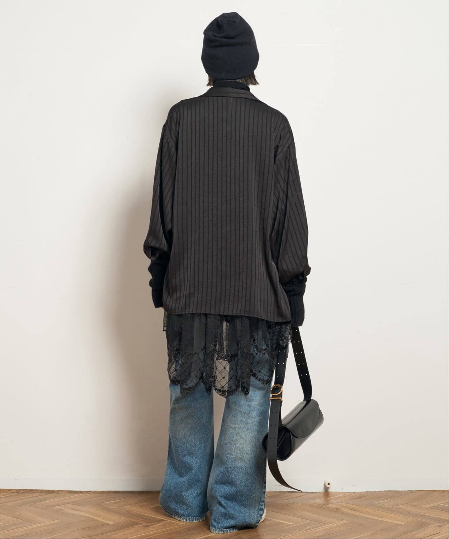 ARCHIVE STANCE/アーカイブスタンス】satin stripe Shirt（シャツ