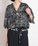 【COUTURE D'ADAM/クチュールドアダム】別注Bandana College Print Shirt