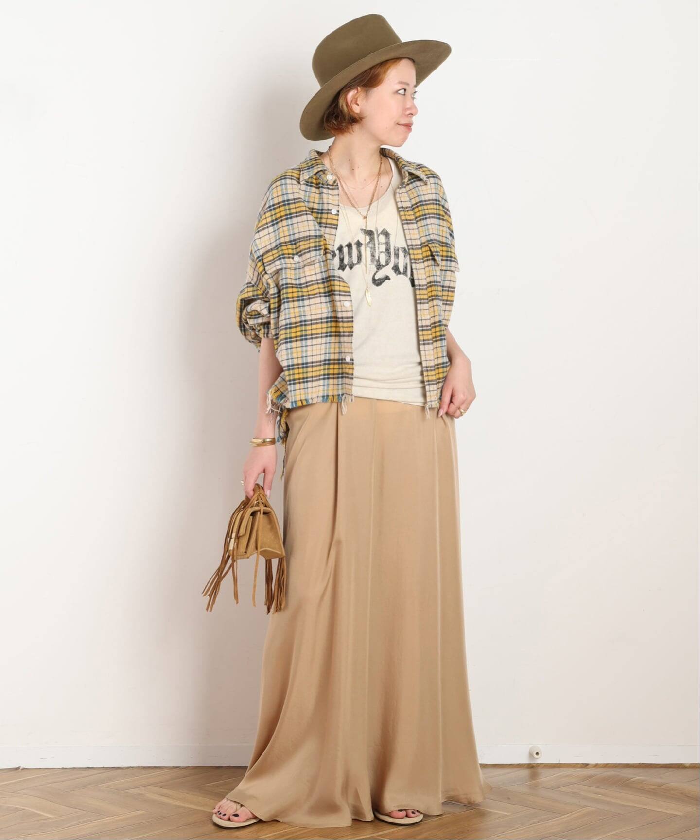 R13/アールサーティーン】CROPPED WORK Shirt（シャツ／ブラウス）｜AP