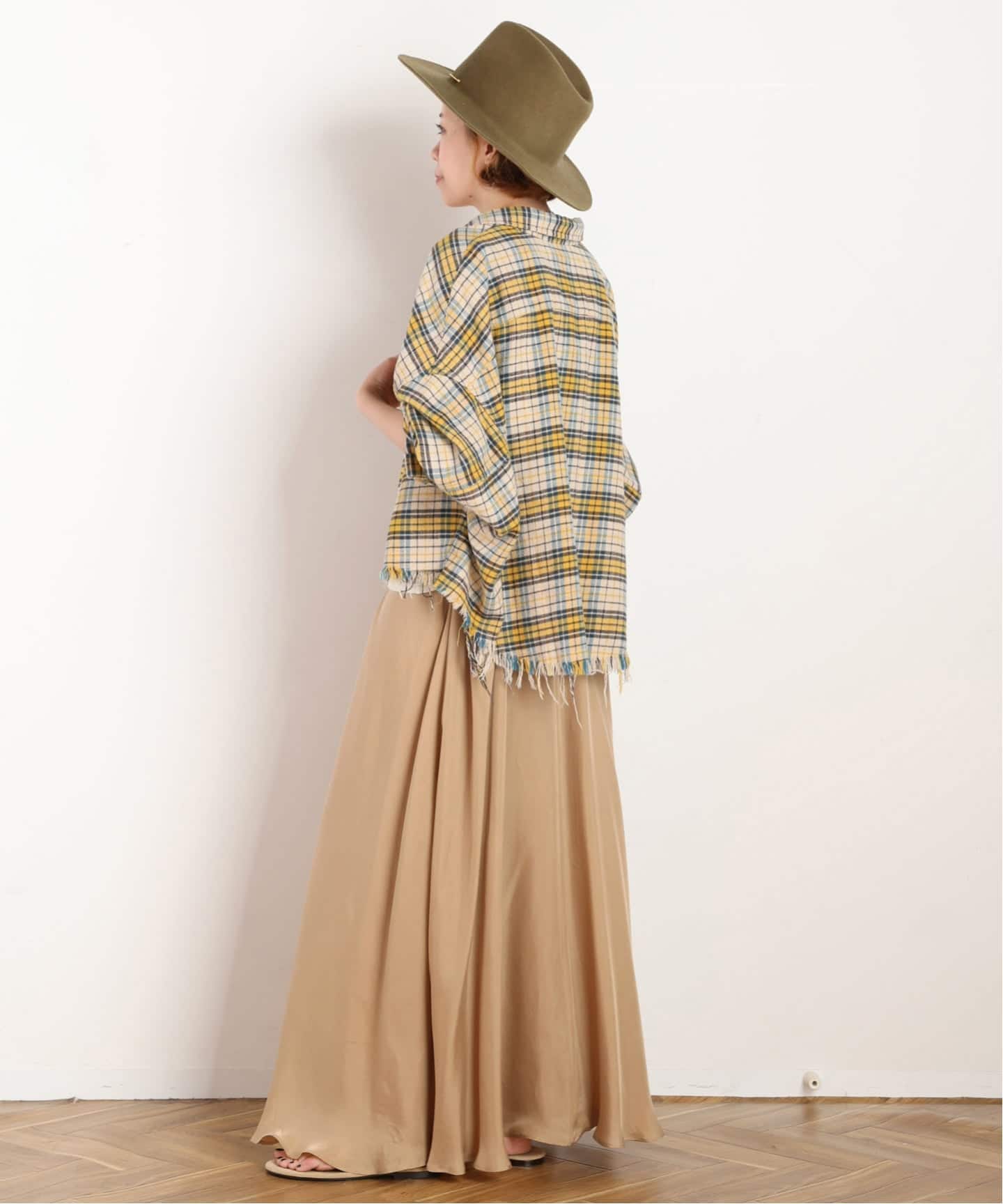 R13/アールサーティーン】CROPPED WORK Shirt（シャツ／ブラウス）｜AP