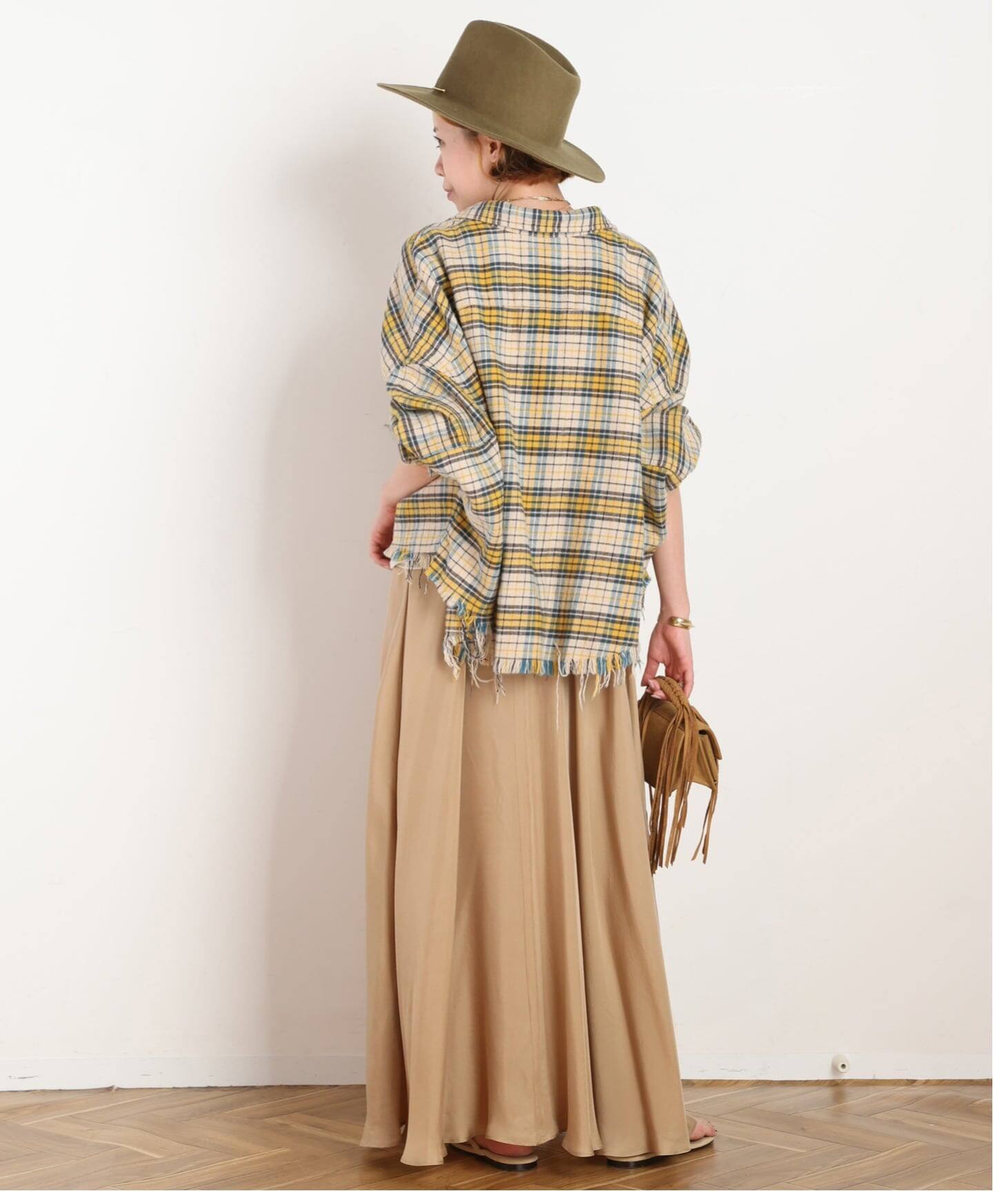 R13/アールサーティーン】CROPPED WORK Shirt（シャツ／ブラウス）｜AP