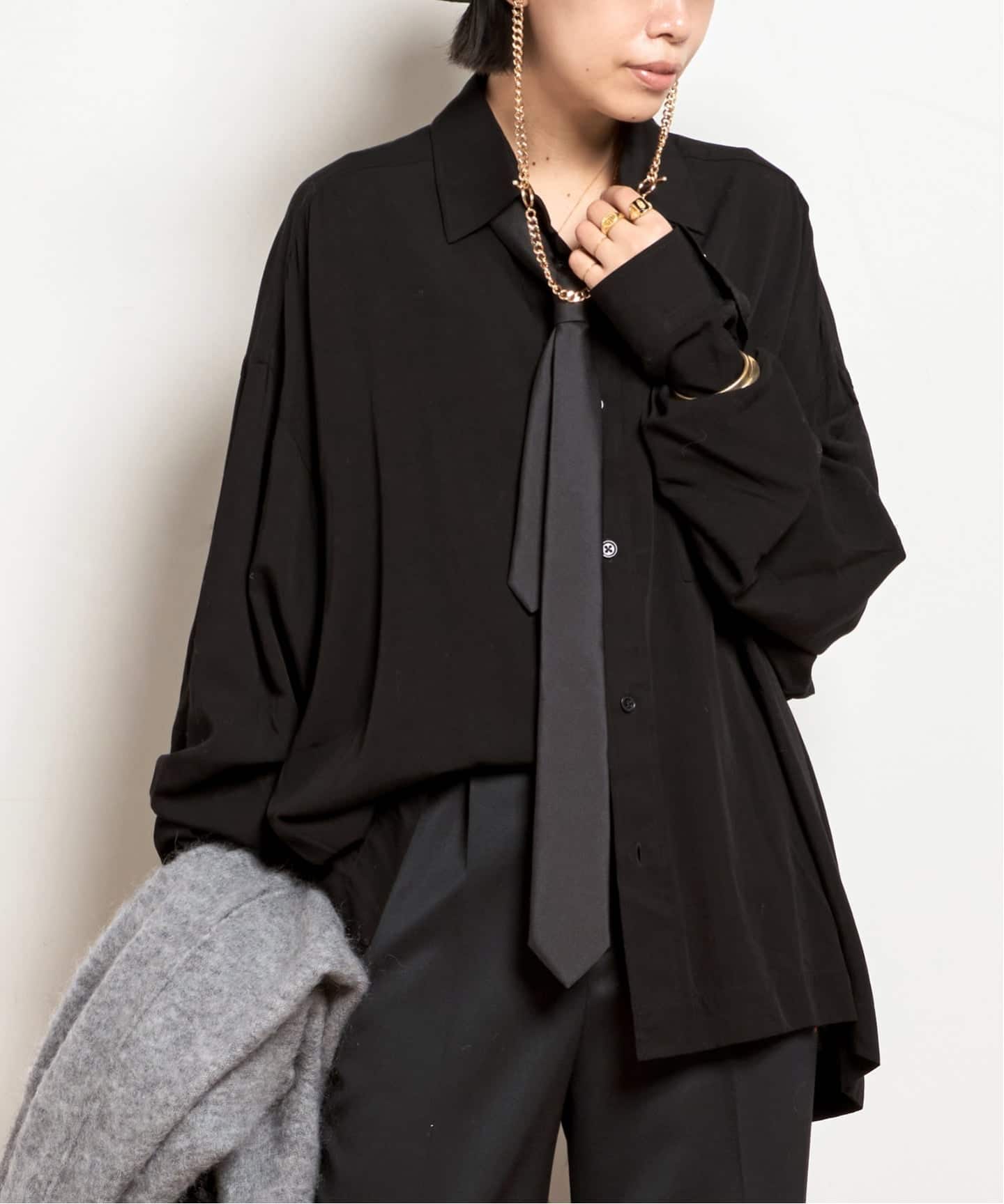 あや様ブラックシャツ あや様ブラックシャツ