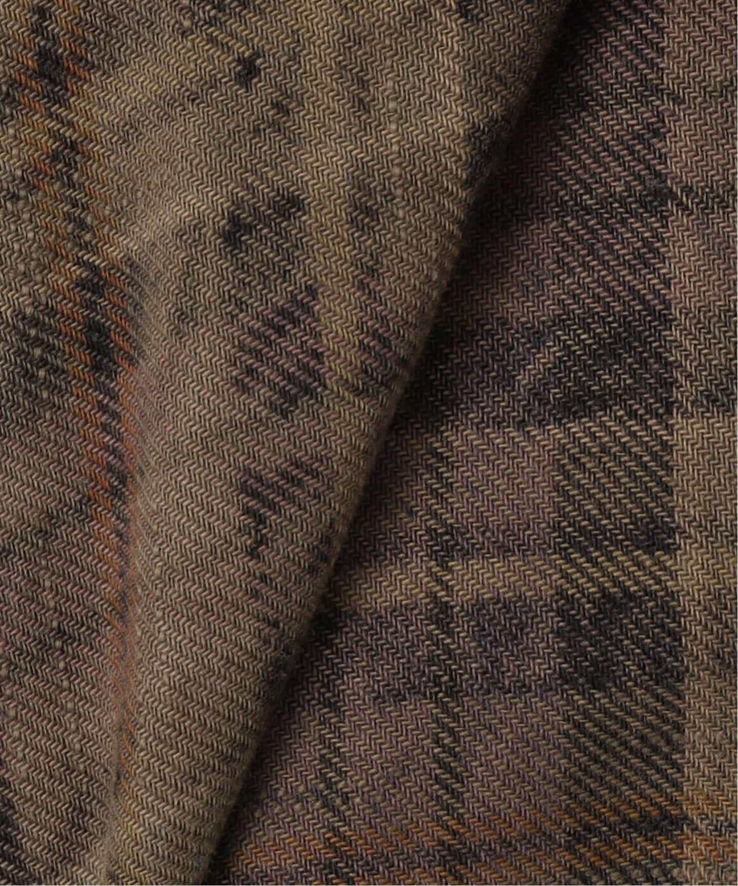 R13/アールサーティーン】SHREDDED SEAM DROP NECK SHIRT（シャツ