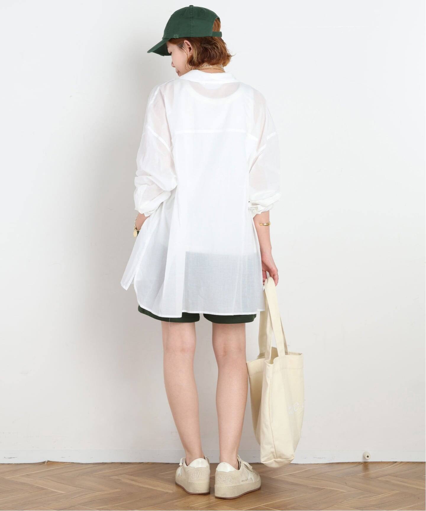新品タグ付　PROVOKE プロヴォーグ　cool long shirt PROVOKE/プロヴォーク】別注Oversized light Shirt（シャツ／ブラウス