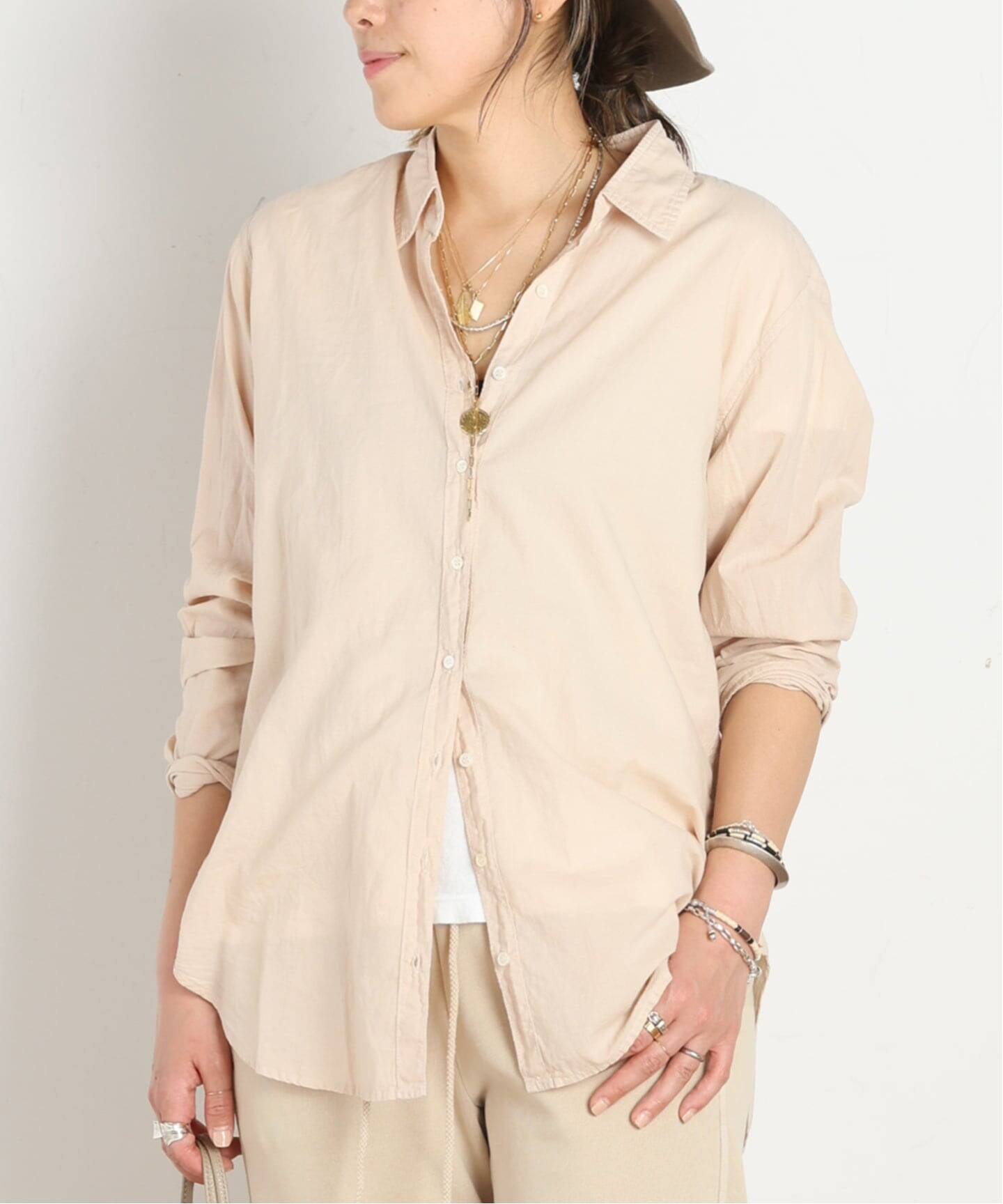 L'Appartement アパルトモン XIRENAキセレナ コットンシャツ XIRENA/キセレナ】COTTON POPLIN SHIRT（シャツ／ブラウス）｜AP