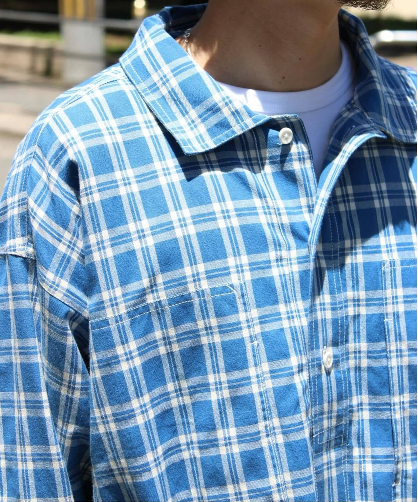 story mfg ストライプシャツ ストーリー STORY MFG STORY mfg. / ストーリーエムエフジー. WORK SHIRT（シャツ／ブラウス