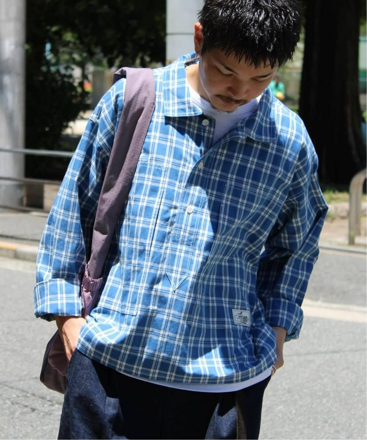 story mfg ストライプシャツ ストーリー STORY MFG STORY mfg. / ストーリーエムエフジー. WORK SHIRT（シャツ／ブラウス