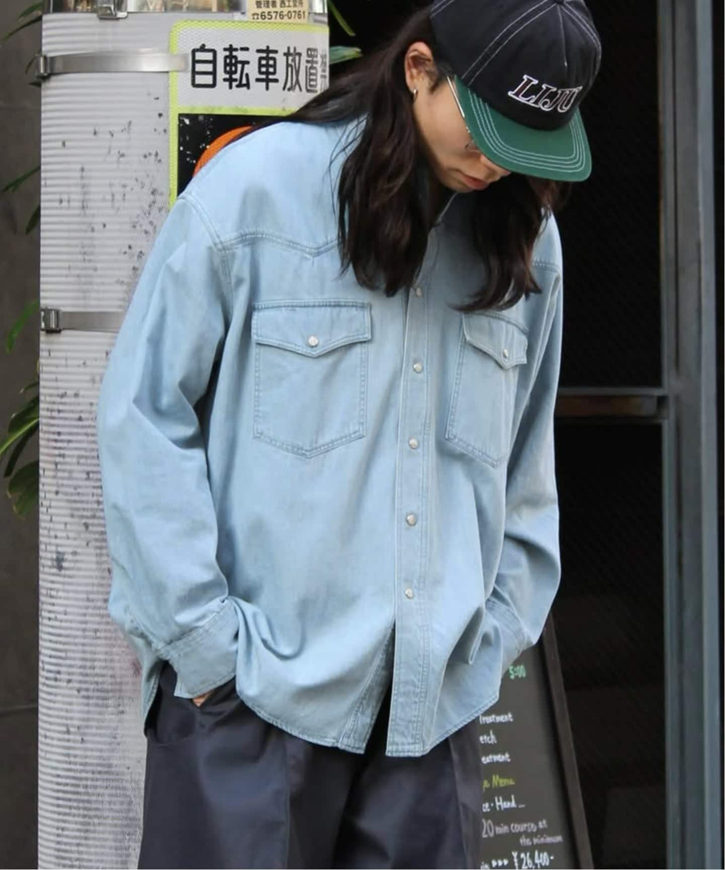 STUDIO NICHOLSON / スタジオニコルソン MYLO 8OZ SHIRTING DENIM