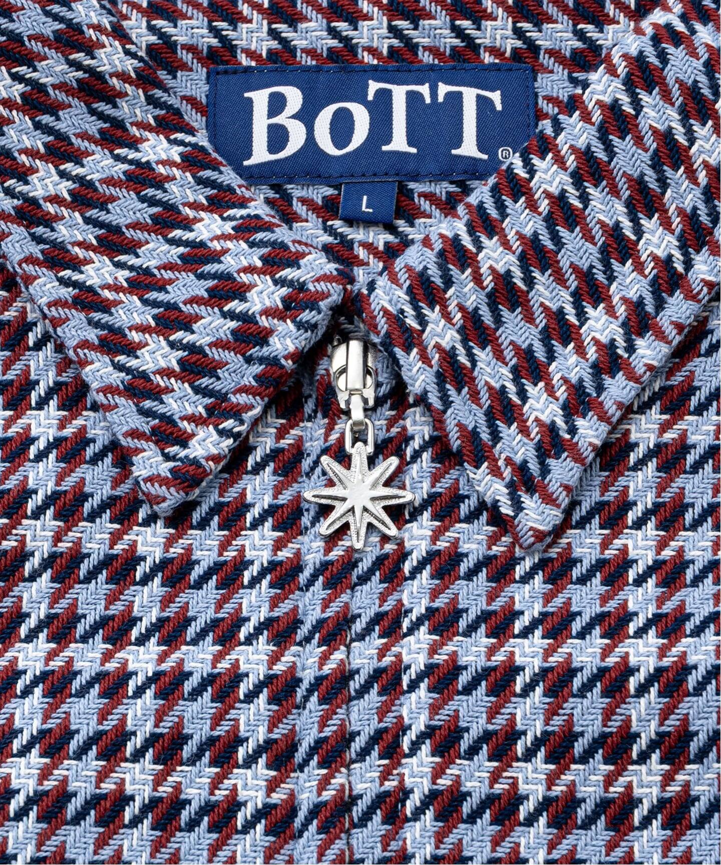 シャツ/ブラウス(長袖/七分) BoTT box flannel shirt XXL BoTT / ボット Zip-up Flannel Shirt（シャツ／ブラウス）｜WISM