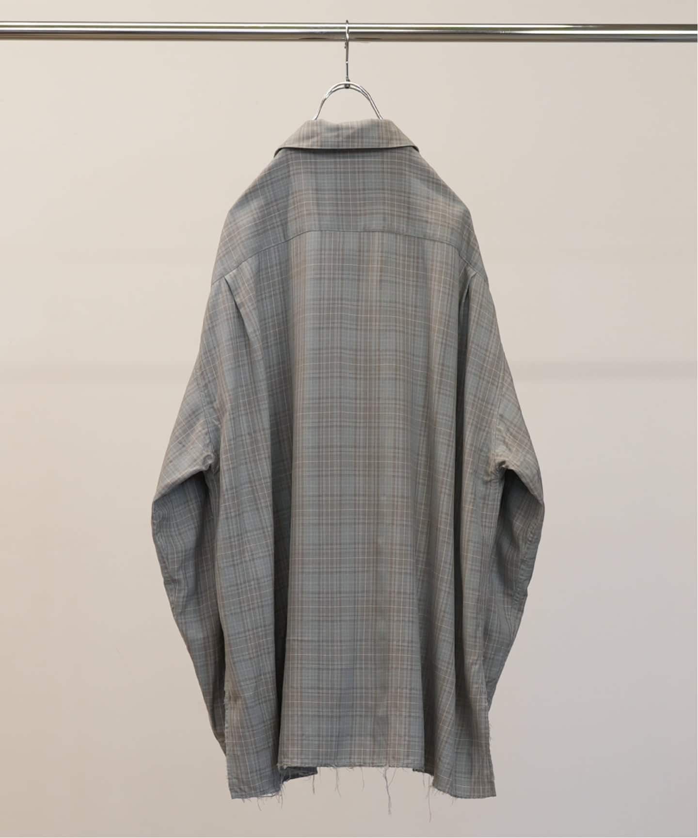 ANCELLM / アンセルム AGING RAYON CHECK SHIRT（シャツ／ブラウス