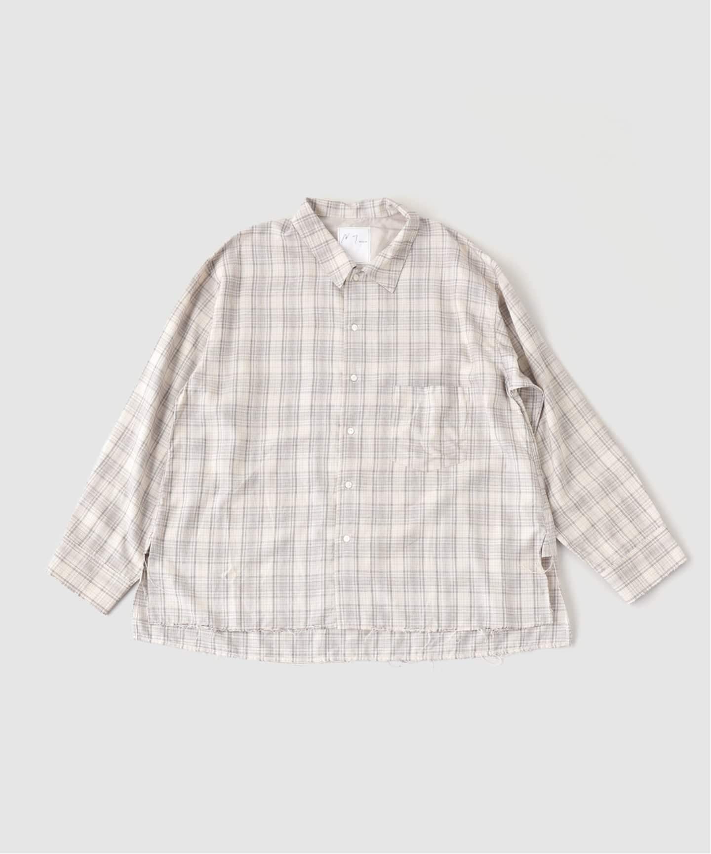 ANCELLM / アンセルム AGING RAYON CHECK SHIRT（シャツ／ブラウス