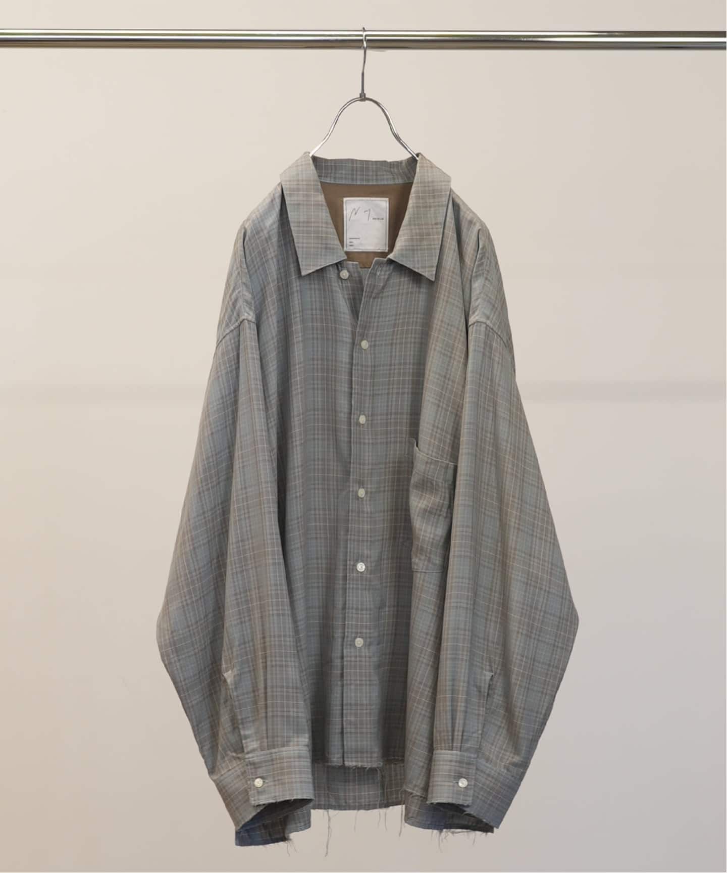 ANCELLM / アンセルム AGING RAYON CHECK SHIRT（シャツ／ブラウス