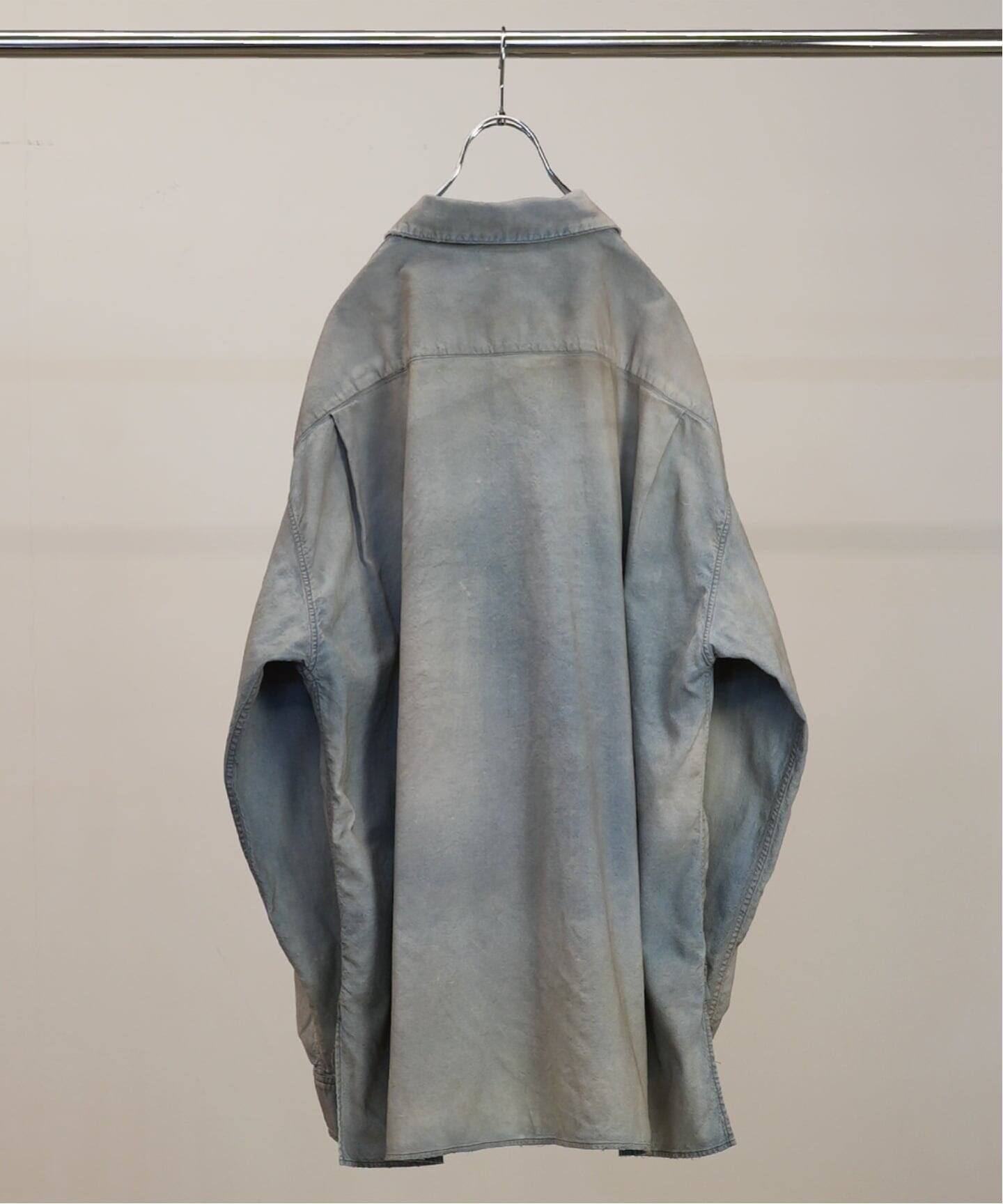 ANCELLM / アンセルム BRUSHSTROKE AGING SHIRT（シャツ／ブラウス
