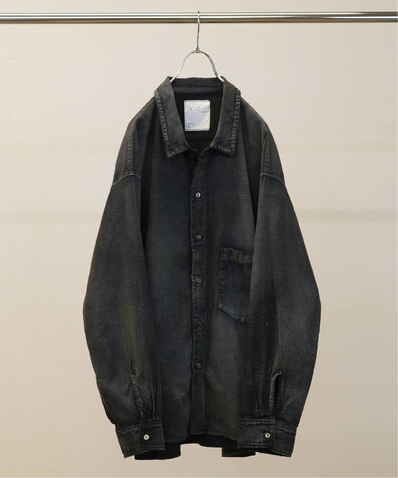 ANCELLM / アンセルム BRUSHSTROKE AGING SHIRT（シャツ／ブラウス 