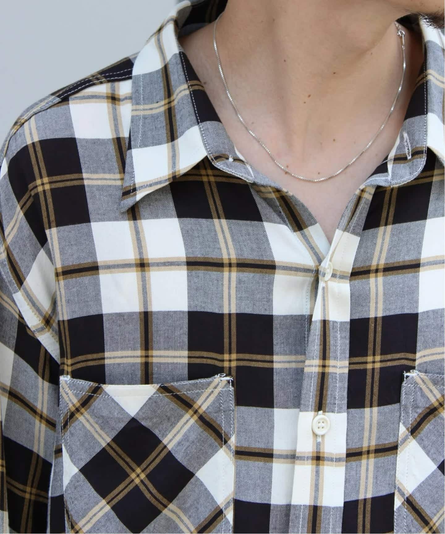 UNUSED / アンユーズド US2562 RAYON CHECK SHIRT（シャツ／ブラウス