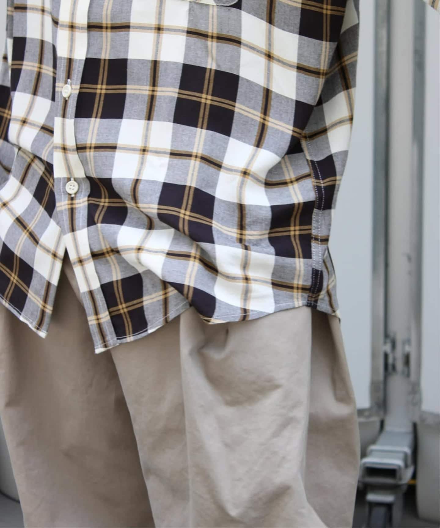 UNUSED / アンユーズド US2562 RAYON CHECK SHIRT（シャツ／ブラウス