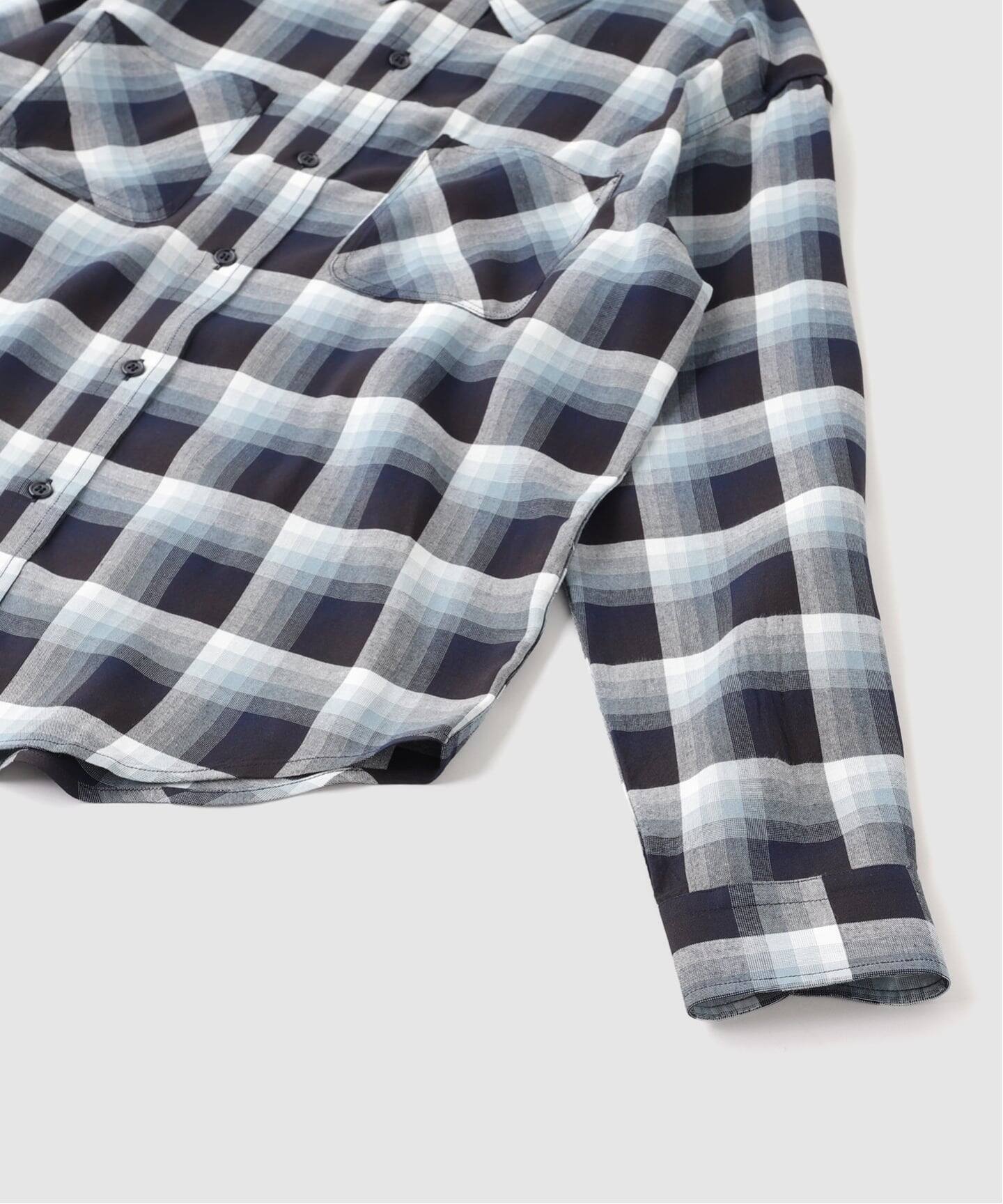 UNUSED / アンユーズド US2562 RAYON CHECK SHIRT（シャツ／ブラウス