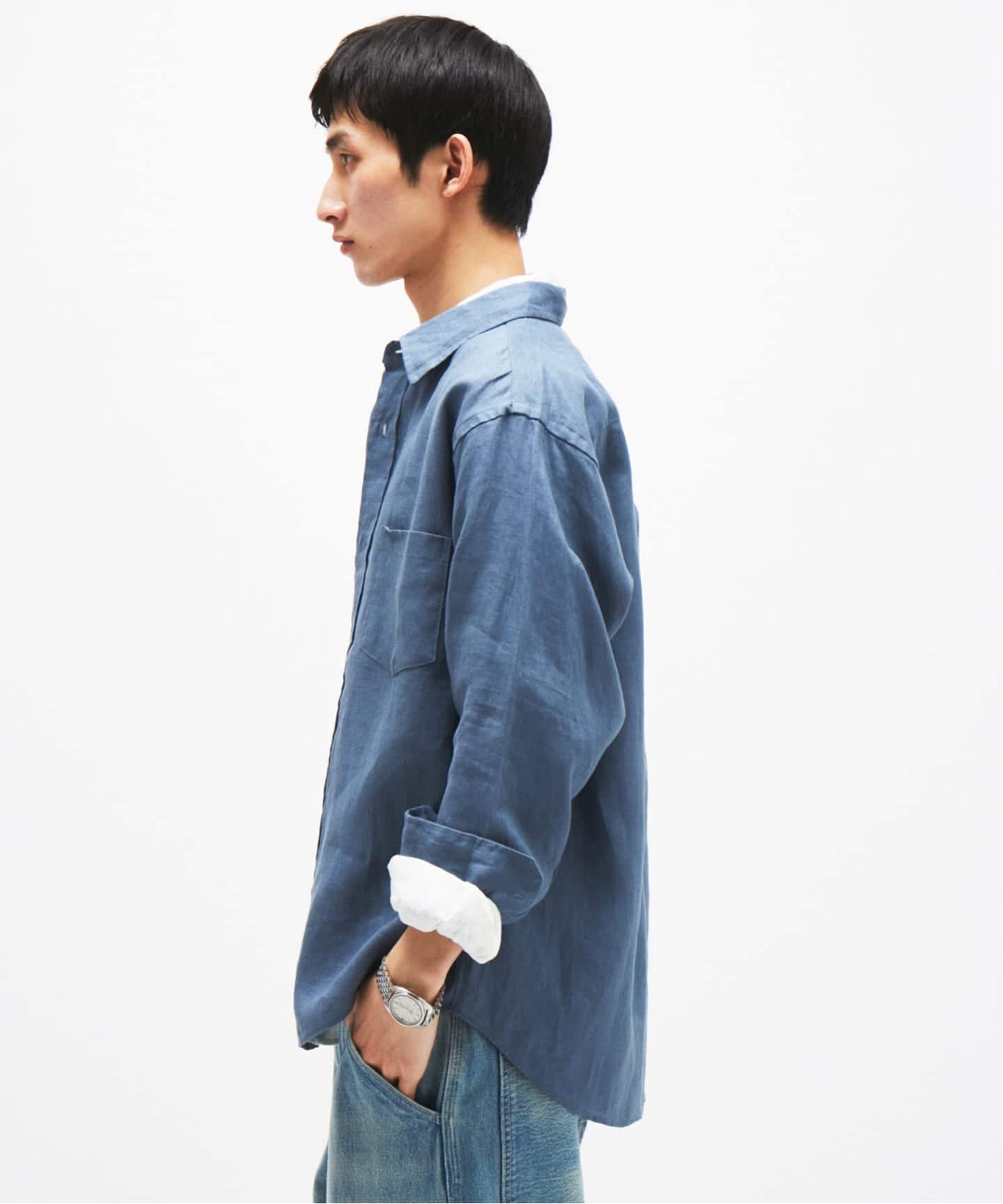 リネンレギュラー ロングスリーブシャツ（シャツ／ブラウス）｜JOURNAL