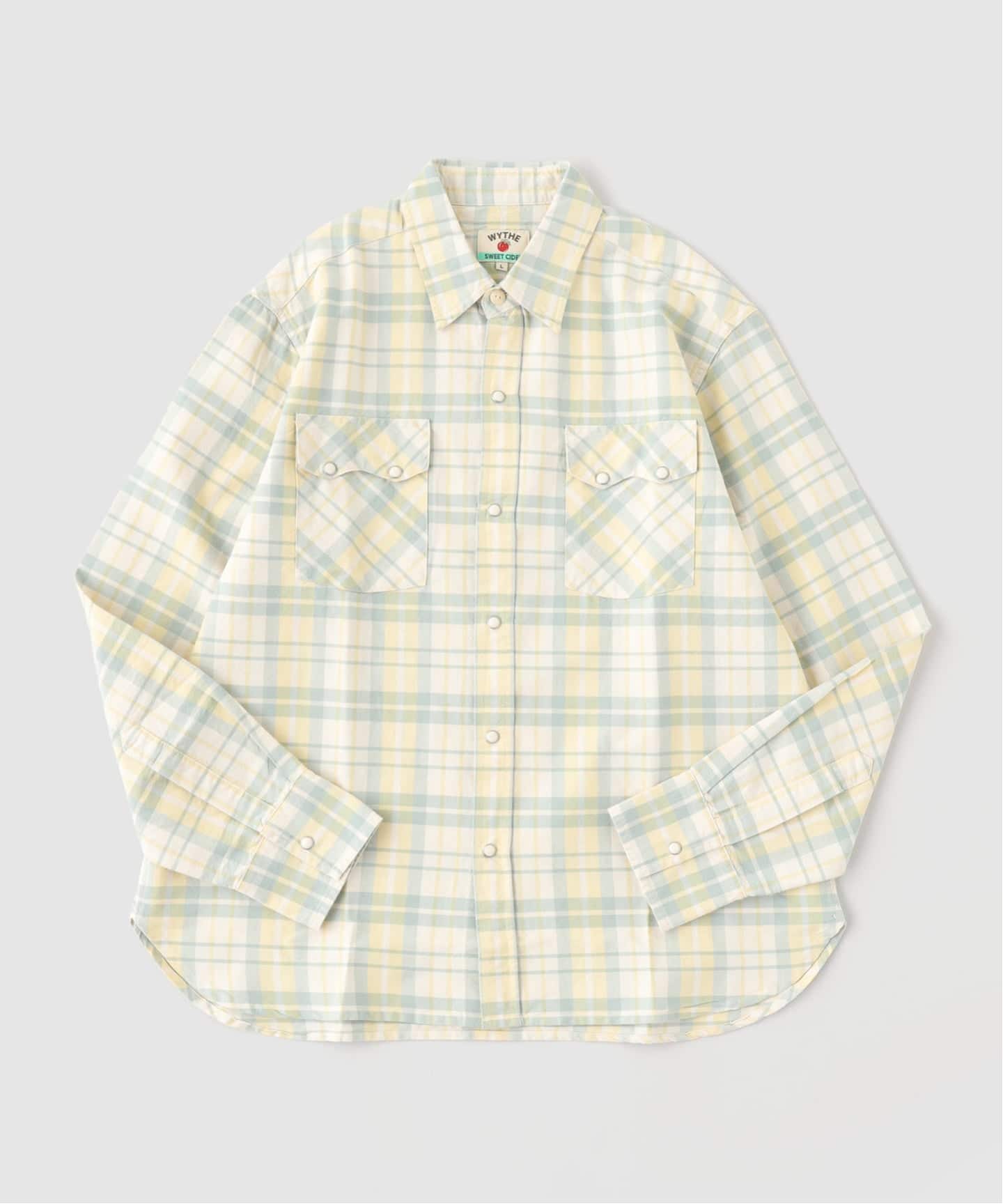 WYTHE / ワイス Oxford Cloth Pearlsnap Shirt（シャツ／ブラウス