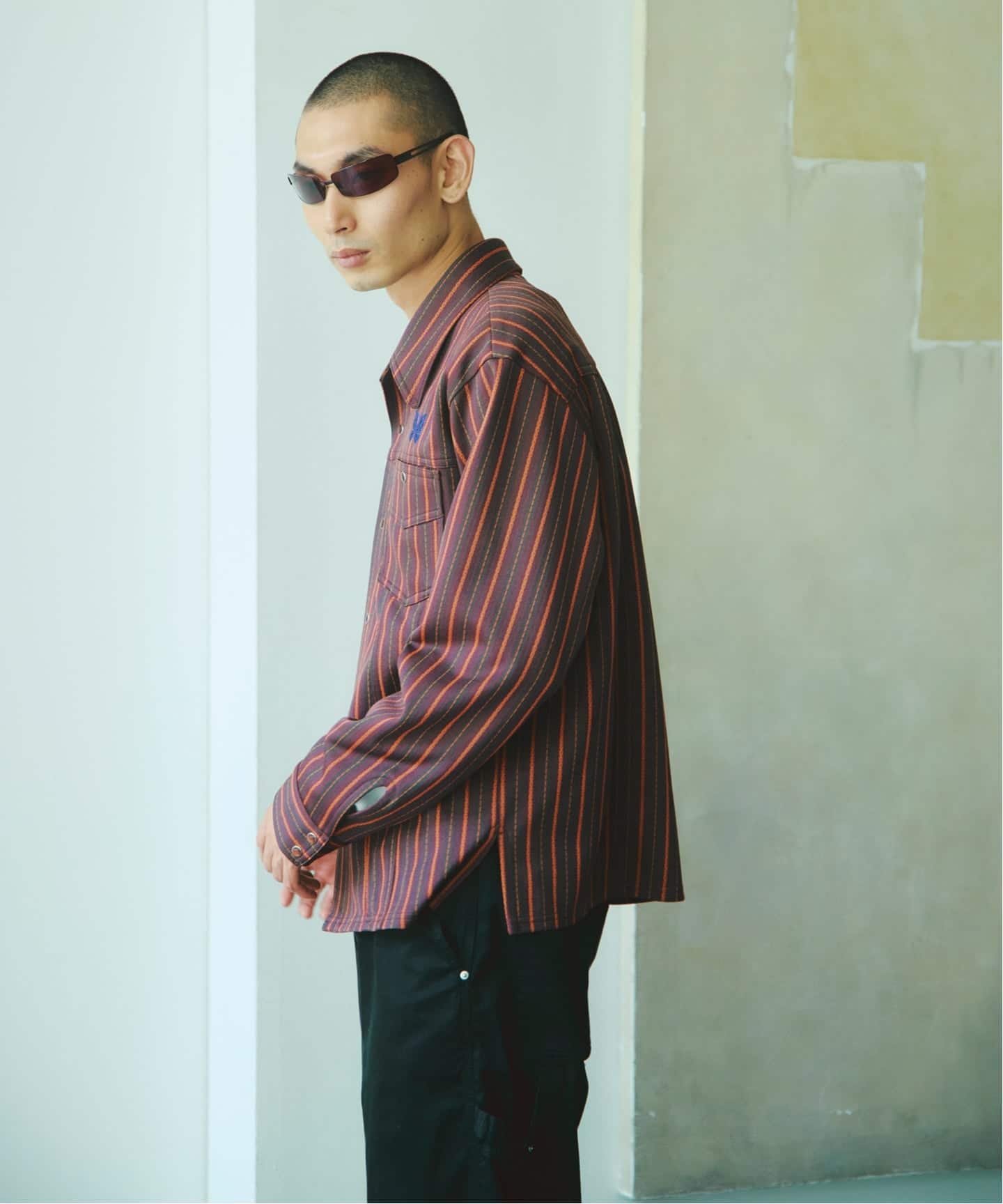 NEEDLES / ニードルズ 別注 ポリ ジャカード トラックシャツ（その他