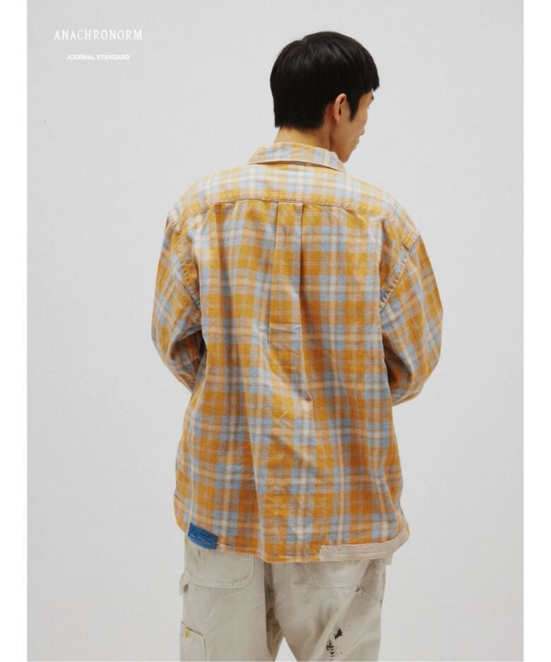 ANACHRONORM / アナクロノーム 別注 REMAKED DAMAGE FLANNEL SHIRTS 