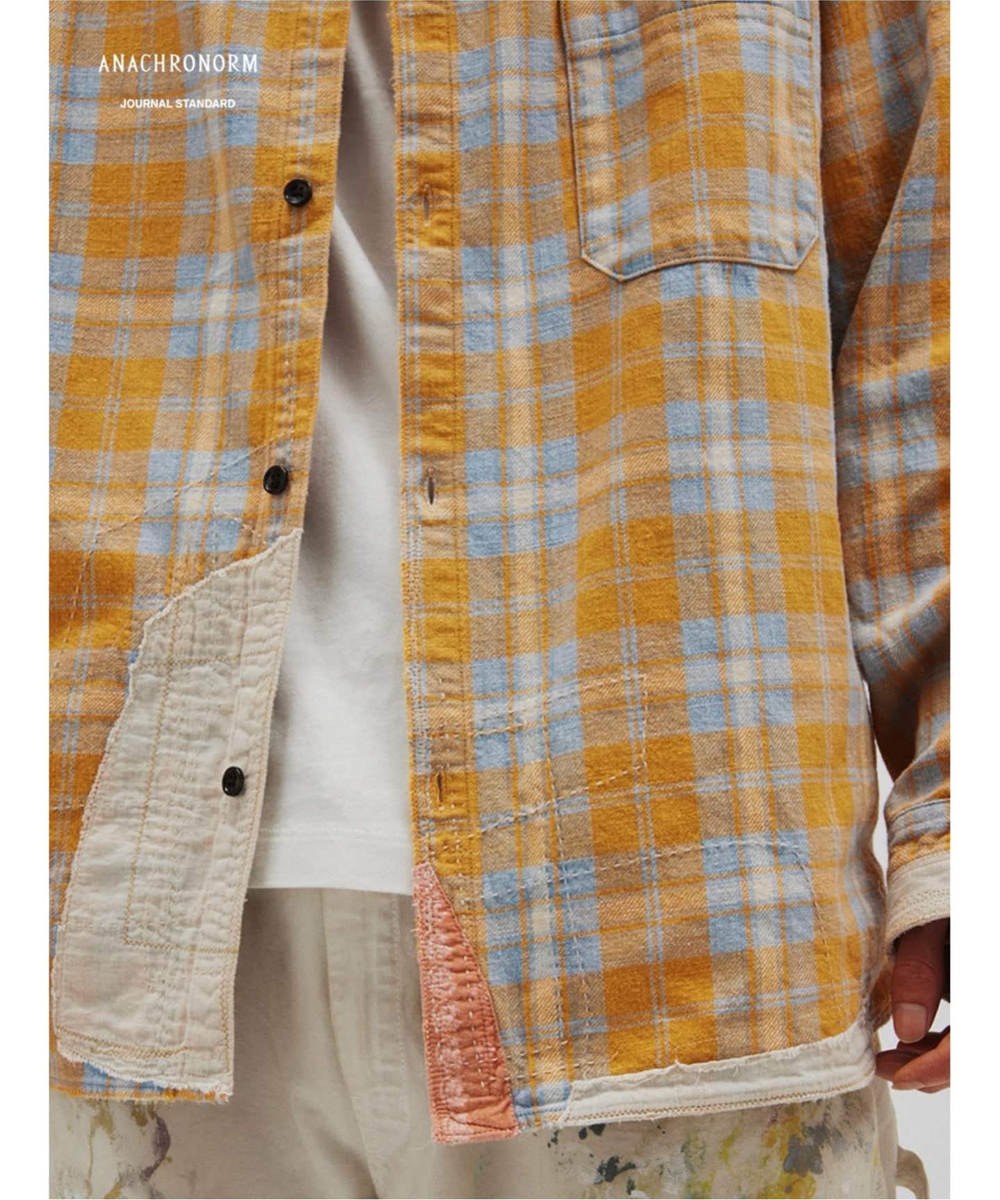 ANACHRONORM / アナクロノーム 別注 REMAKED DAMAGE FLANNEL SHIRTS