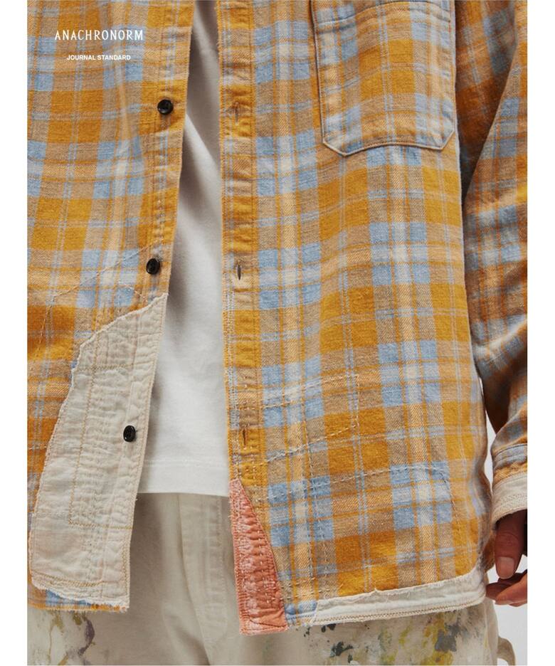 ANACHRONORM / アナクロノーム 別注 REMAKED DAMAGE FLANNEL SHIRTS 