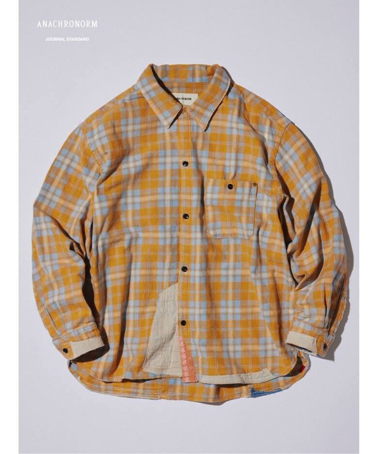 ANACHRONORM / アナクロノーム 別注 REMAKED DAMAGE FLANNEL SHIRTS 