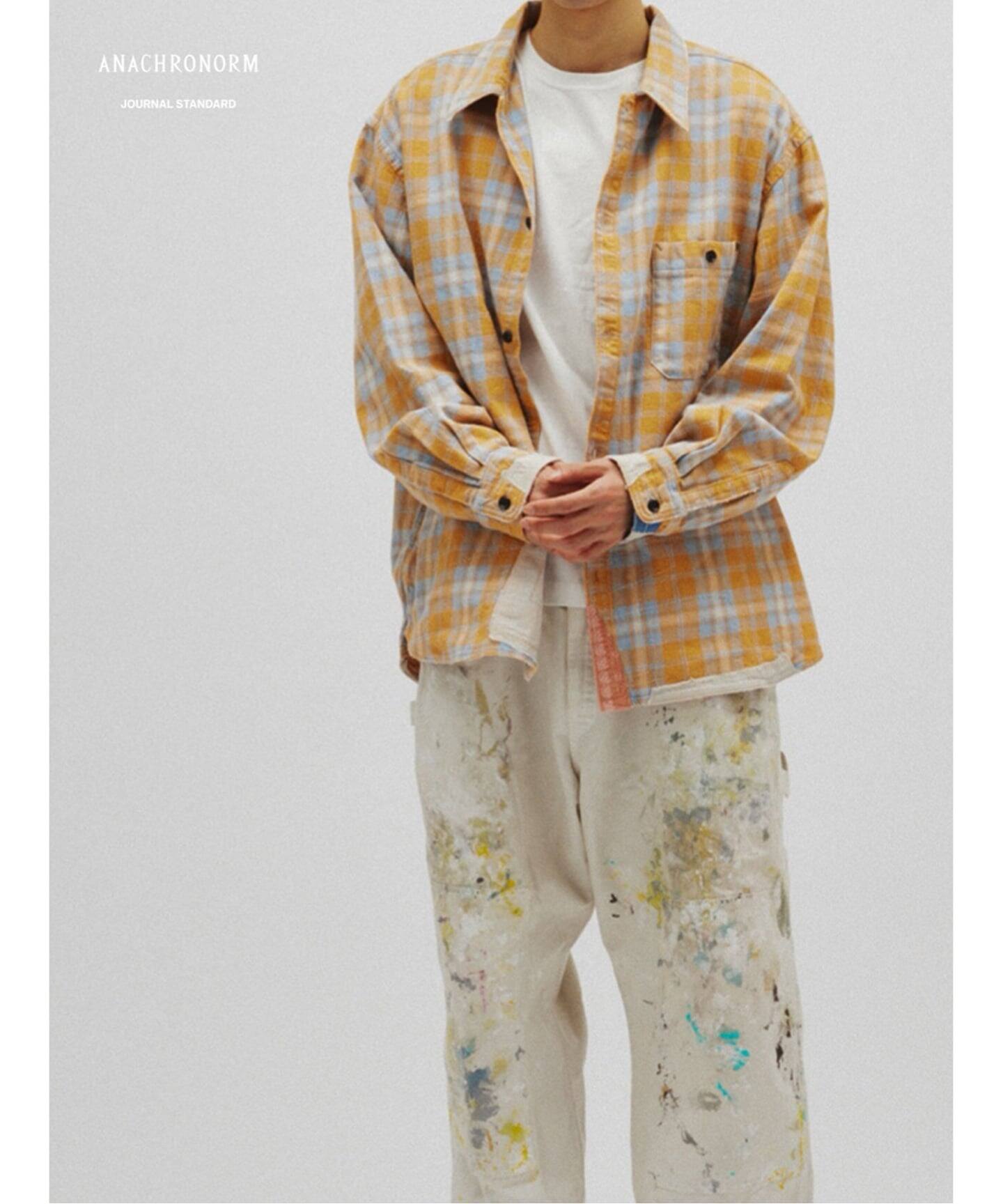 ANACHRONORM / アナクロノーム 別注 REMAKED DAMAGE FLANNEL SHIRTS