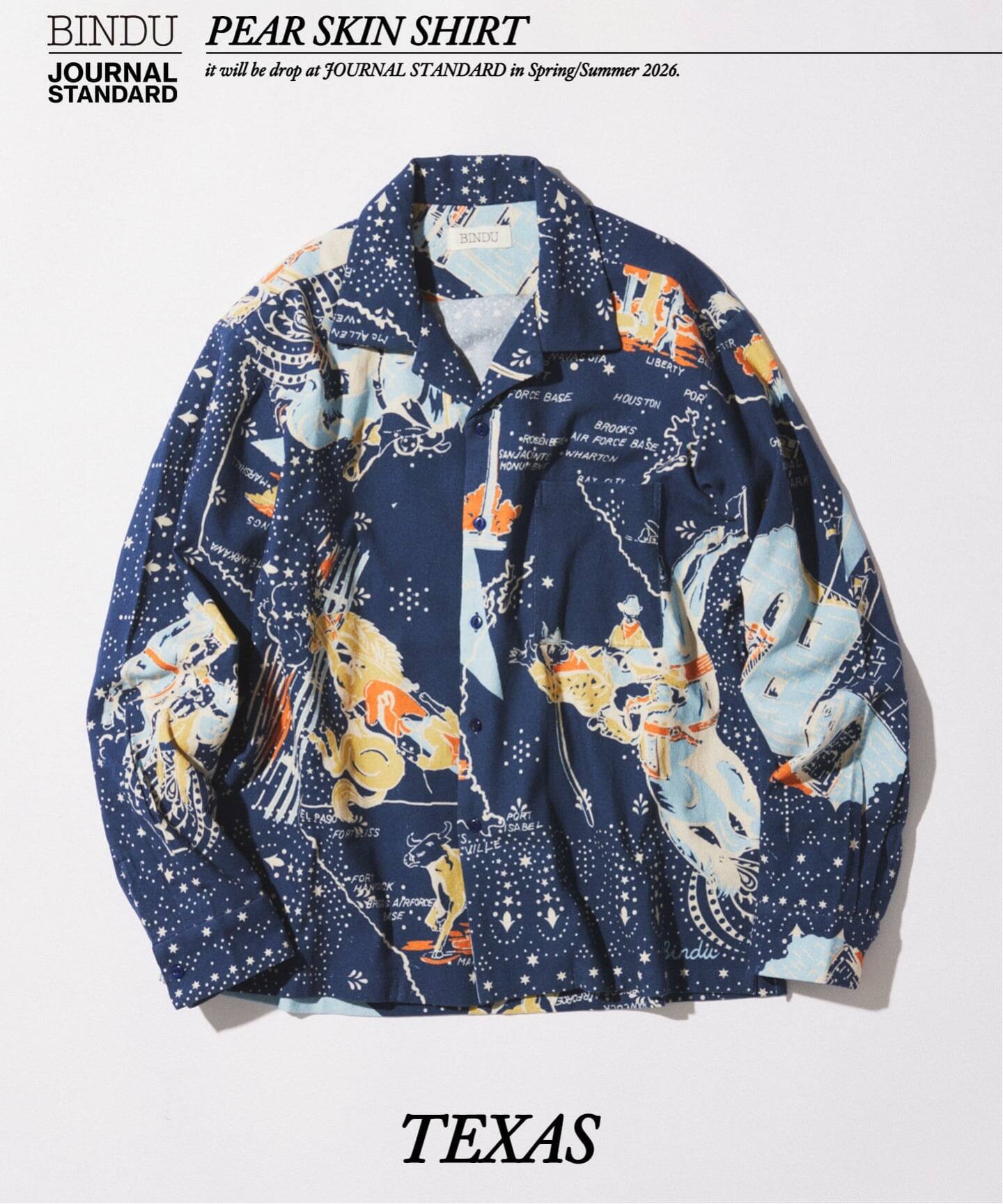 新品タグ付 シップス 24SS 別注 BINDU: プリント ギャザー ブラウス 