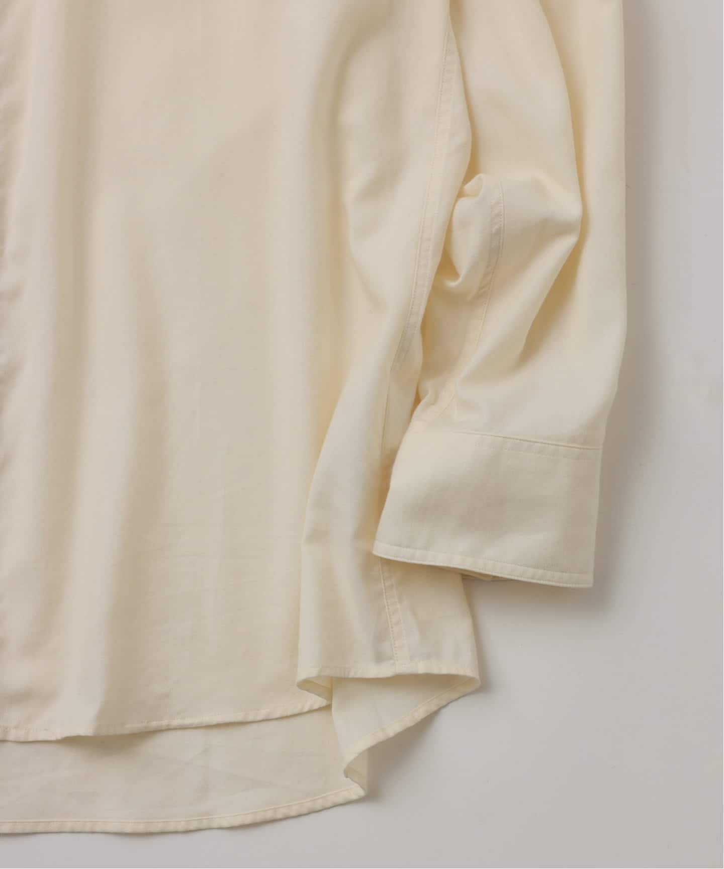 FOLL / フォル】cotton wool cashmere light shirt（シャツ／ブラウス