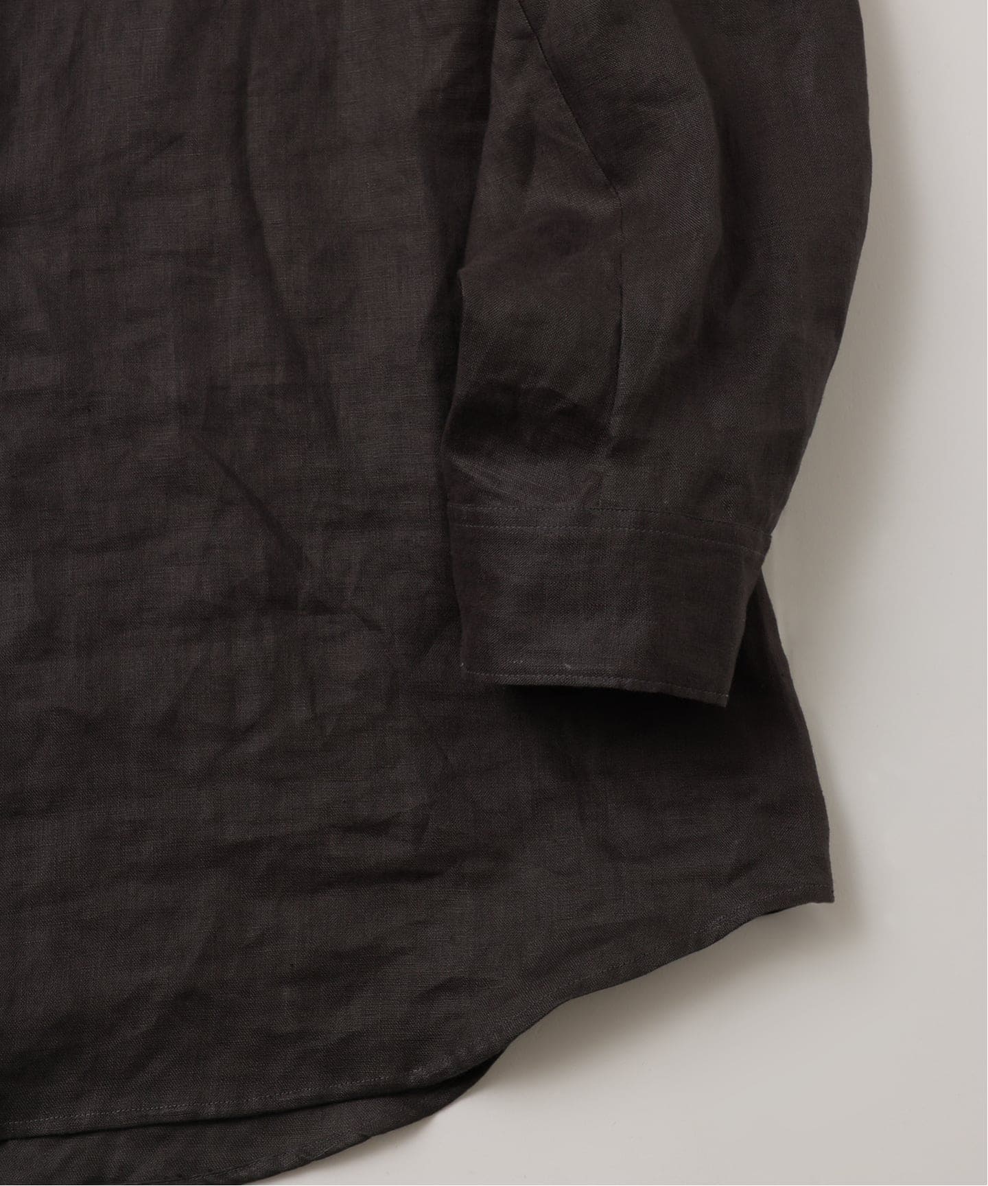 FOLL / フォル】washed linen skipper shirt（シャツ／ブラウス