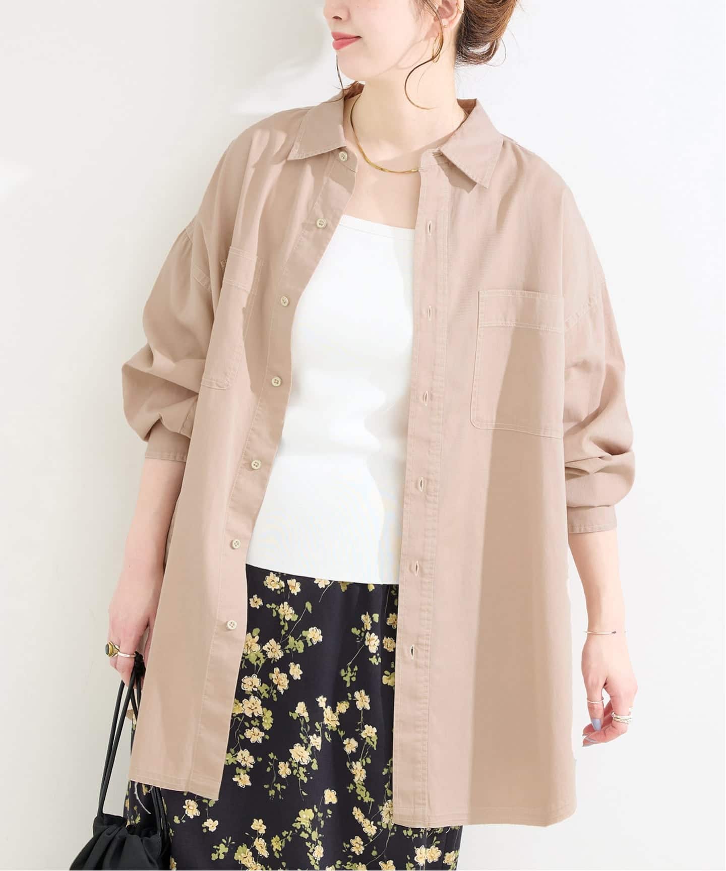 ウォッシャブル / フェードダイファーマーシャツ（シャツ／ブラウス