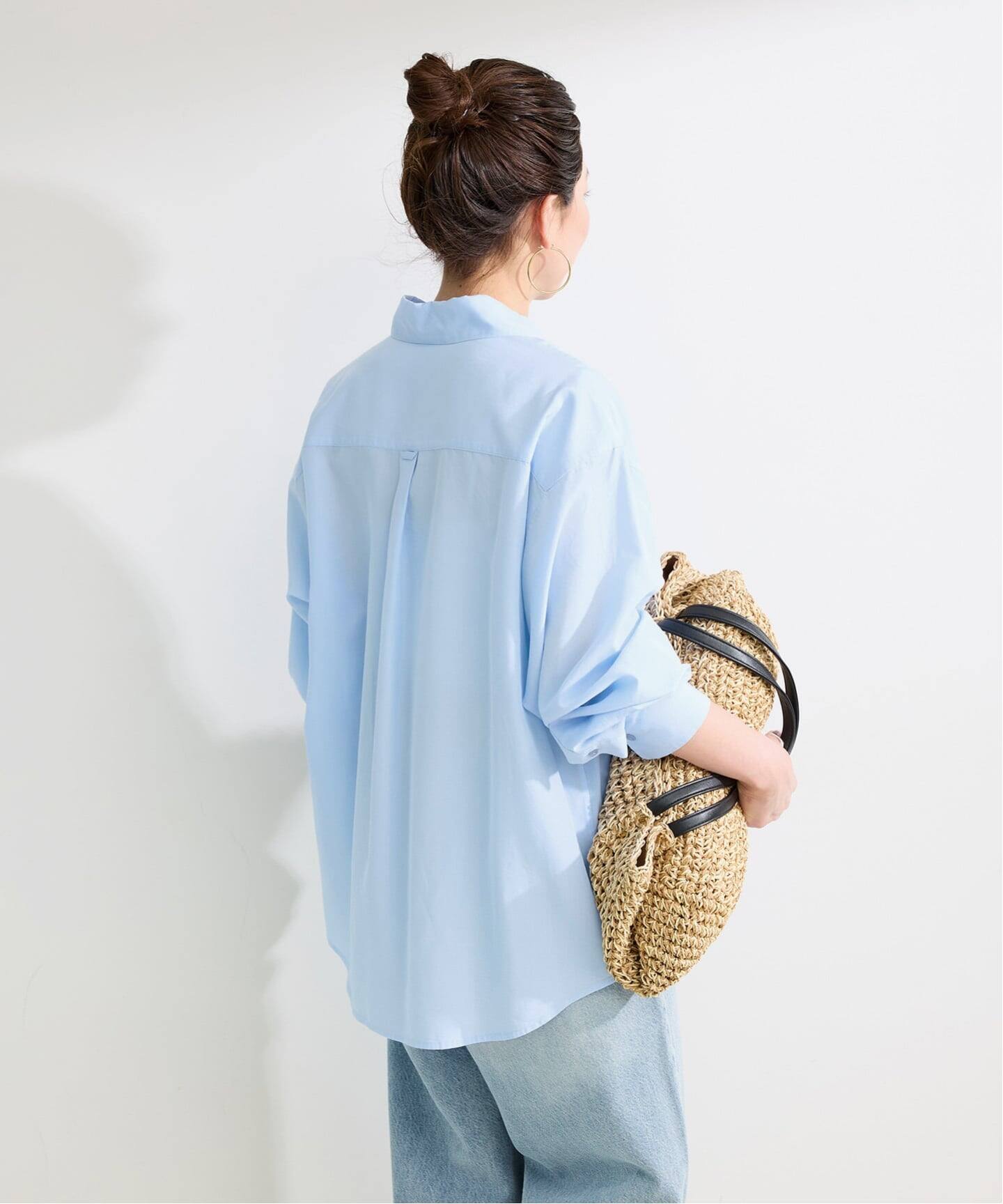 接触冷感 / ウォッシャブル / *MAI.M MILKY OVER SHIRT（シャツ 