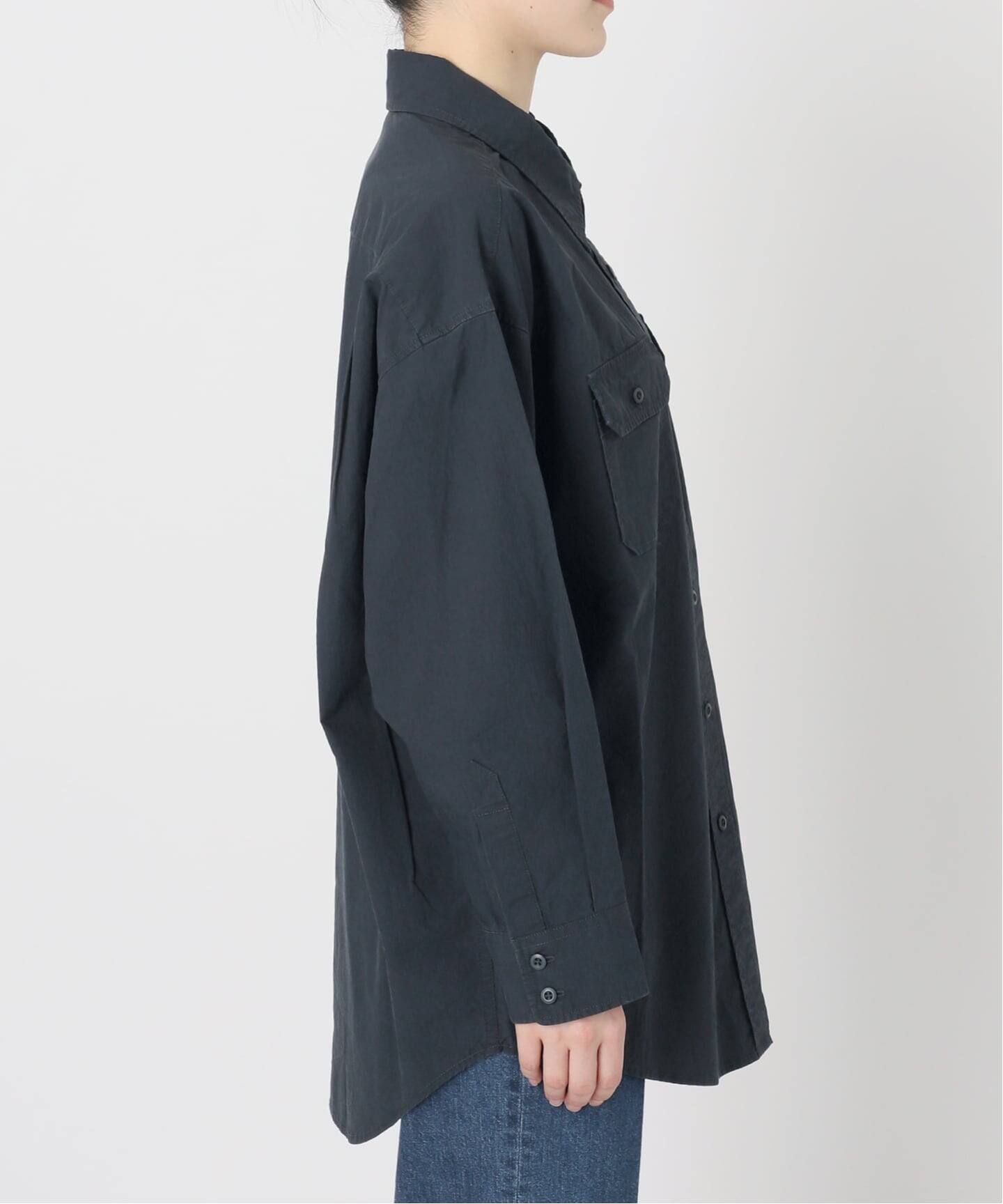 2wayシャツ　ウォッシュブラック WEB＋一部店舗限定】ウォッシャブル / バイオウォッシュ2WAYシャツ