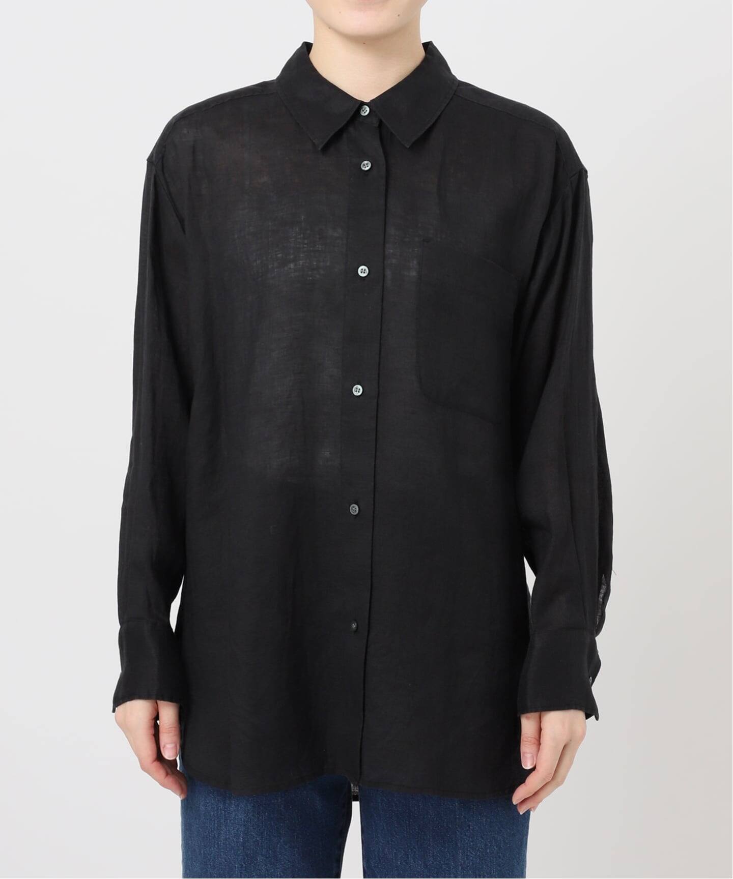S/Mサイズ展開》手洗い可 / 2WAYフレンチリネンシャツ（シャツ